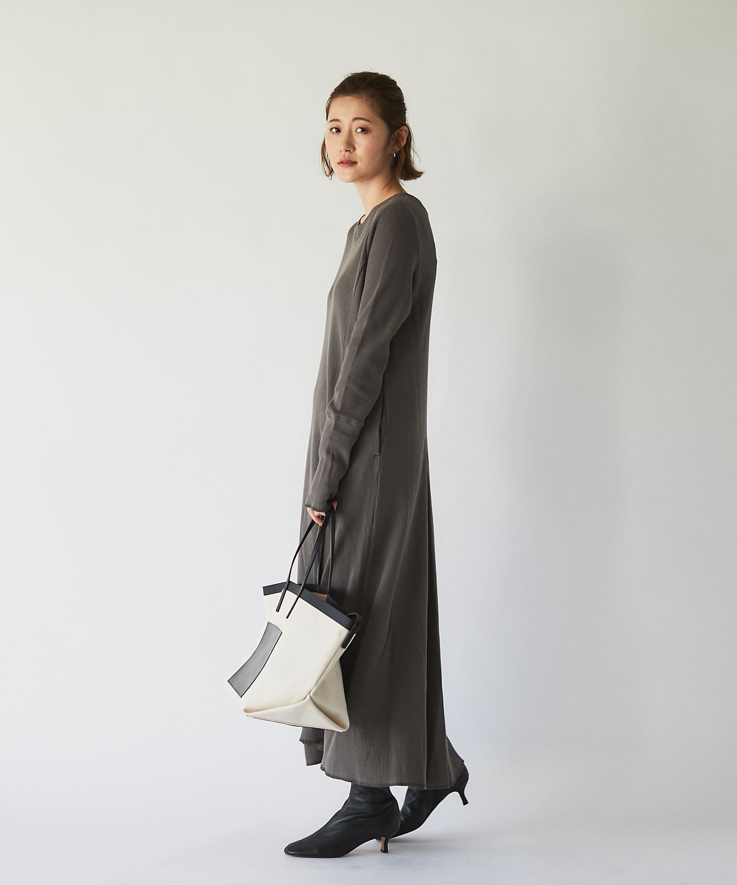 主役級アイテム ワッフルフレアロングワンピース Un Dix Cors アンディコール レディース Pal Closet パルクローゼット パルグループ公式ファッション通販サイト