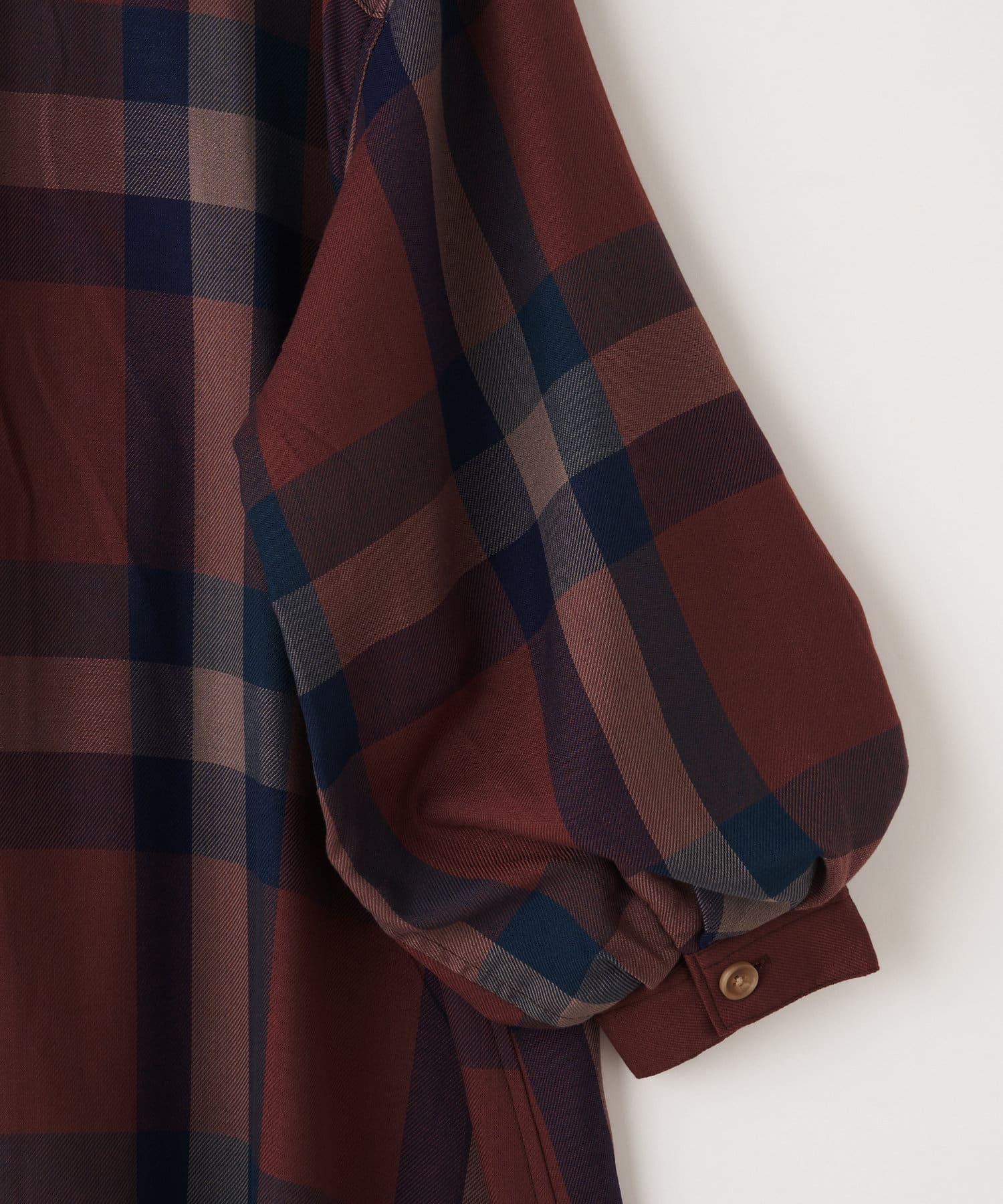 ＢＩGチェック袖バルーンシャツワンピース | OLIVE des OLIVE OUTLET 