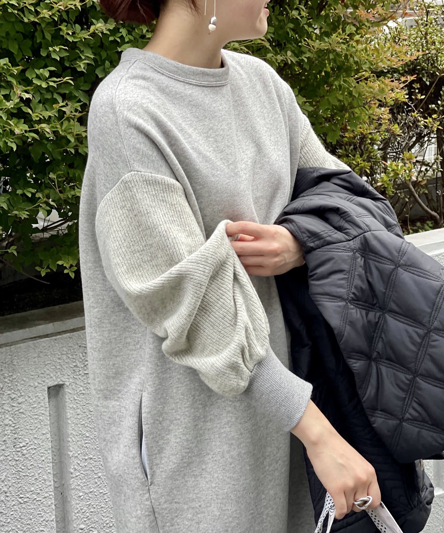 ボリューム袖裏毛ワンピース Beardsley ビアズリー レディース Pal Closet パルクローゼット パルグループ公式ファッション通販サイト