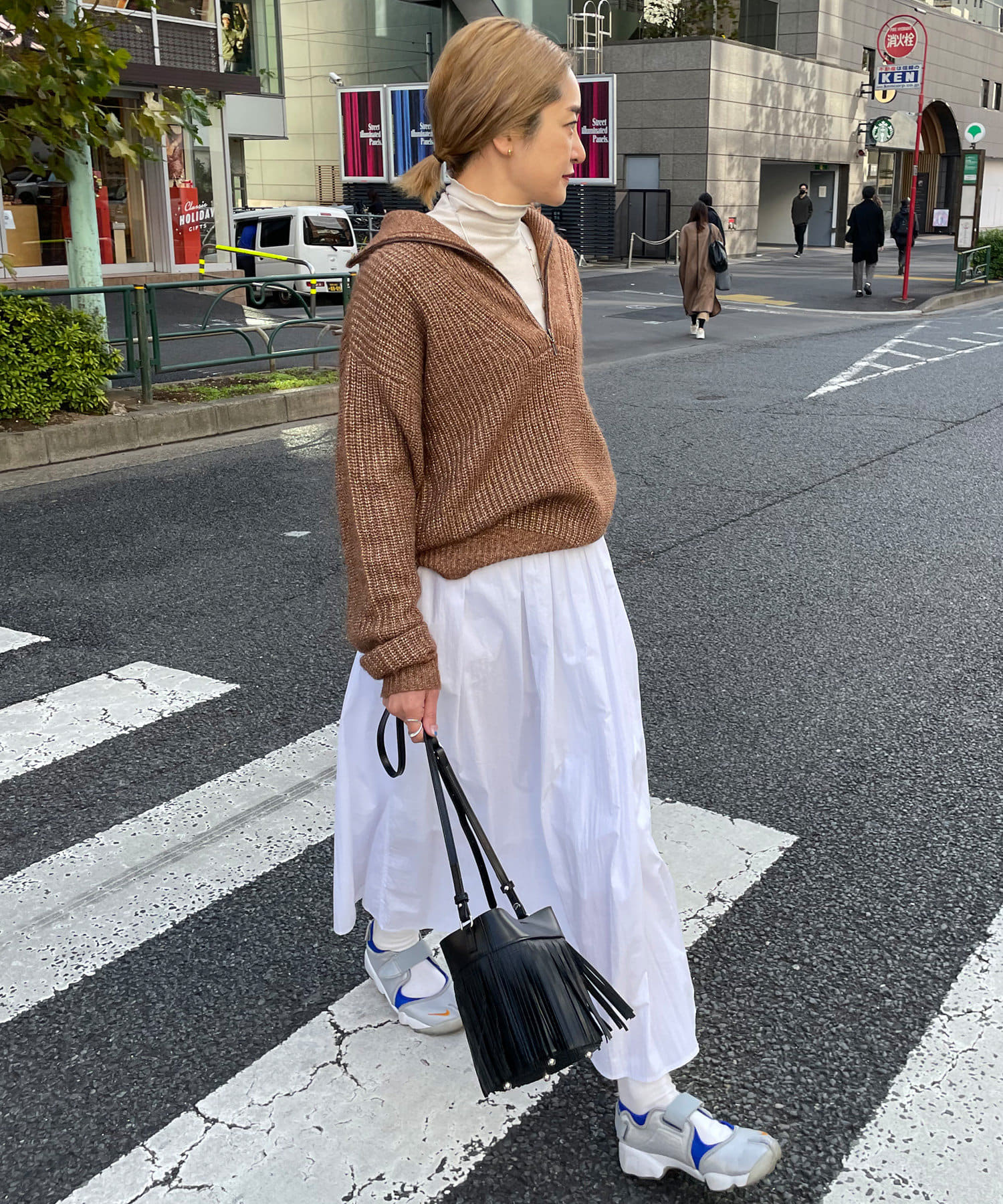 ラメ糸ZIPニットプルオーバー | SHENERY(シーナリー)レディース | PAL ...