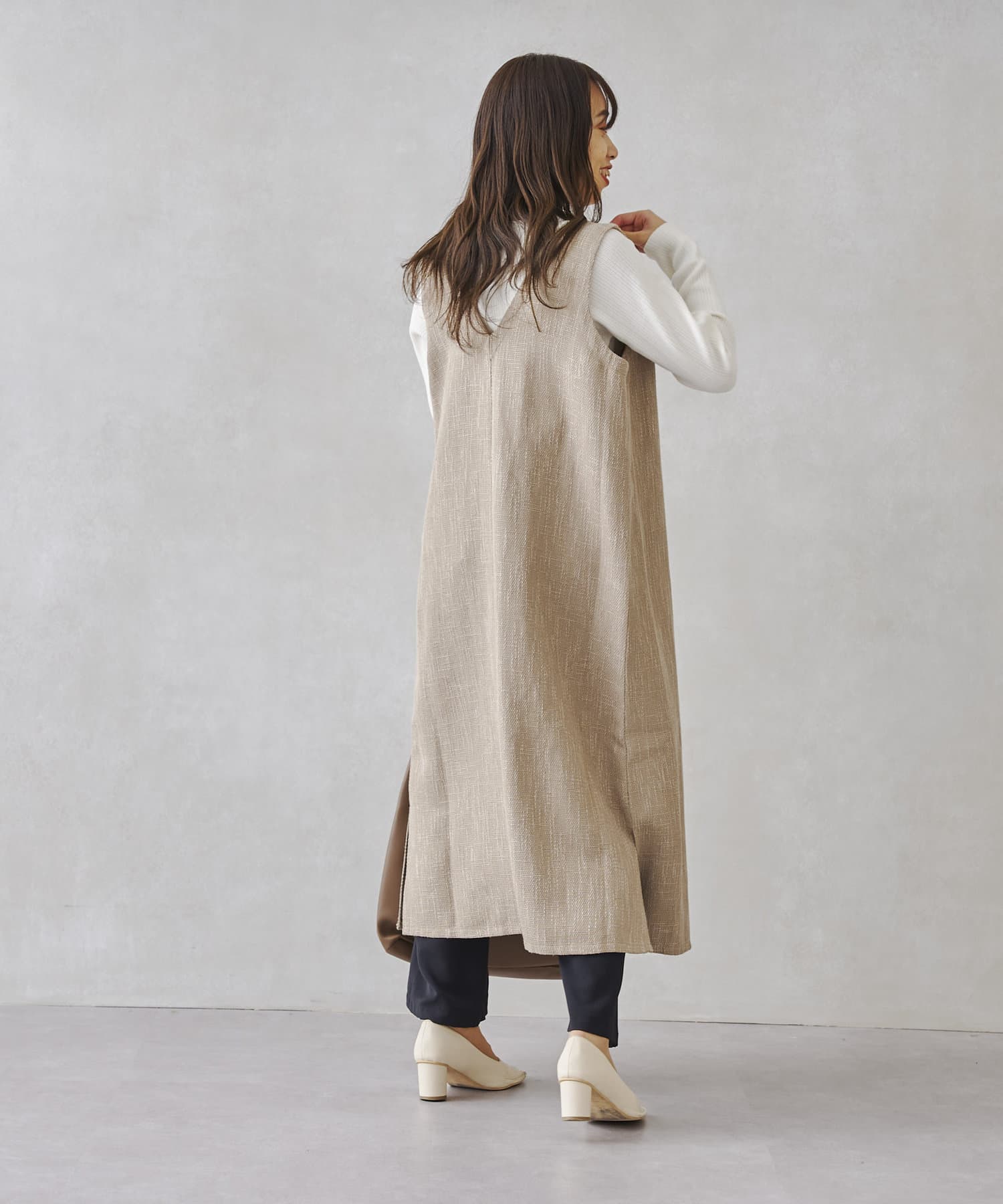 織柄2wayジレワンピース Chez Toi シェトワ レディース Pal Closet パルクローゼット パルグループ公式ファッション通販サイト