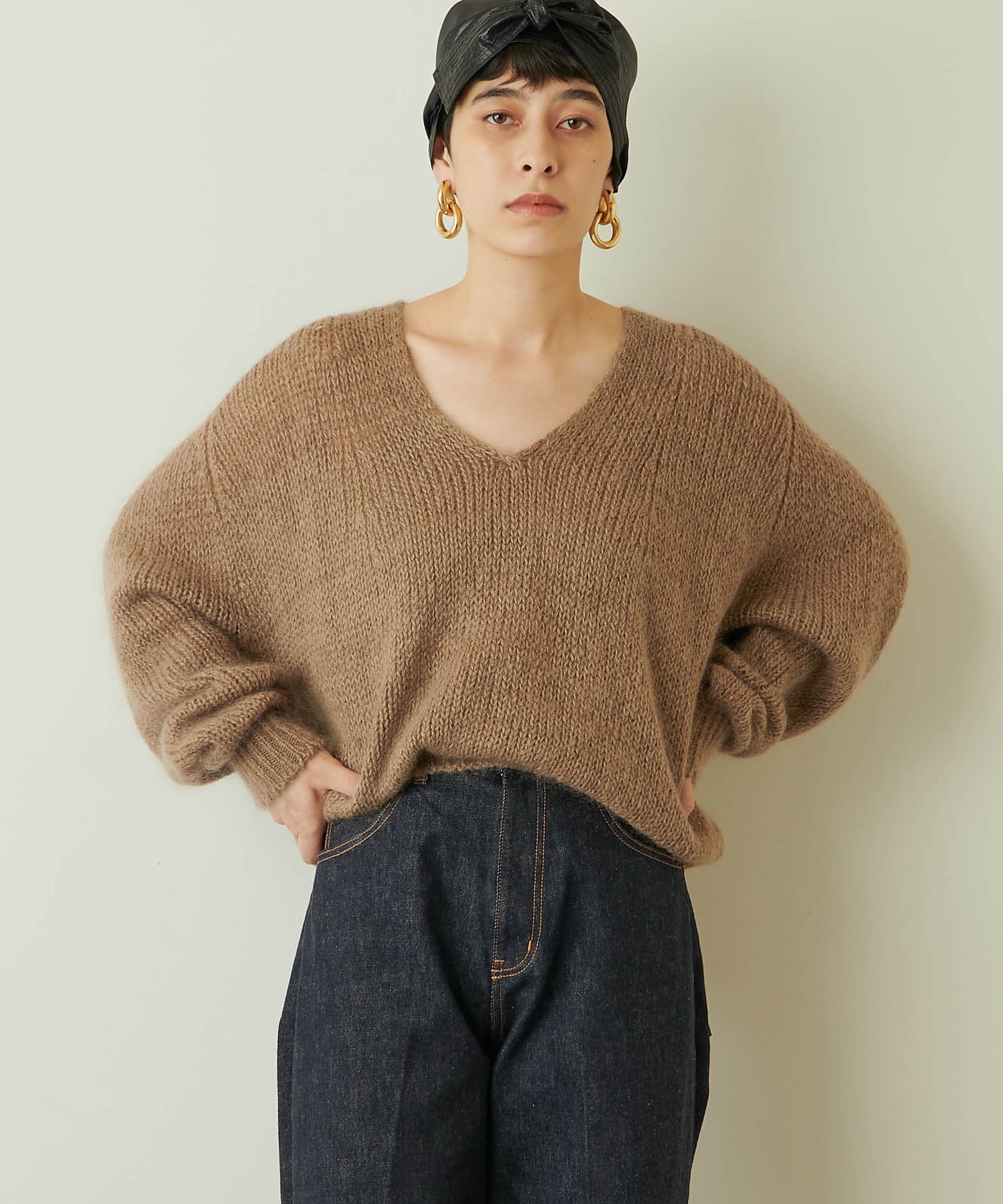 【限定SALE人気】長谷川京子×Whim Gazatteのニット トップス