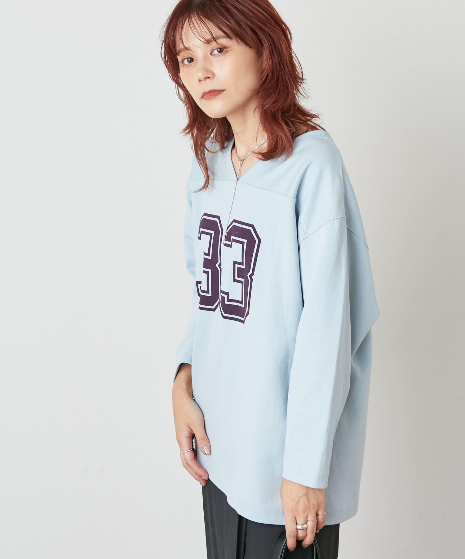 ナンバリング2wayロングtシャツ Omekashi オメカシ レディース Pal Closet パルクローゼット パルグループ公式ファッション通販サイト