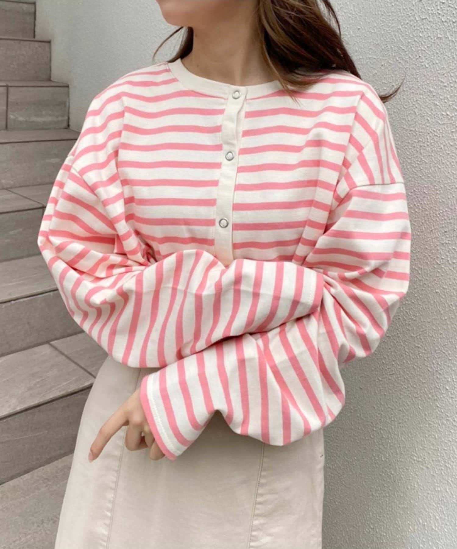 パリスボーダーショートトップス One After Another Nice Claup ワンアフターアナザー ナイスクラップ レディース Pal Closet パルクローゼット パルグループ公式ファッション通販サイト