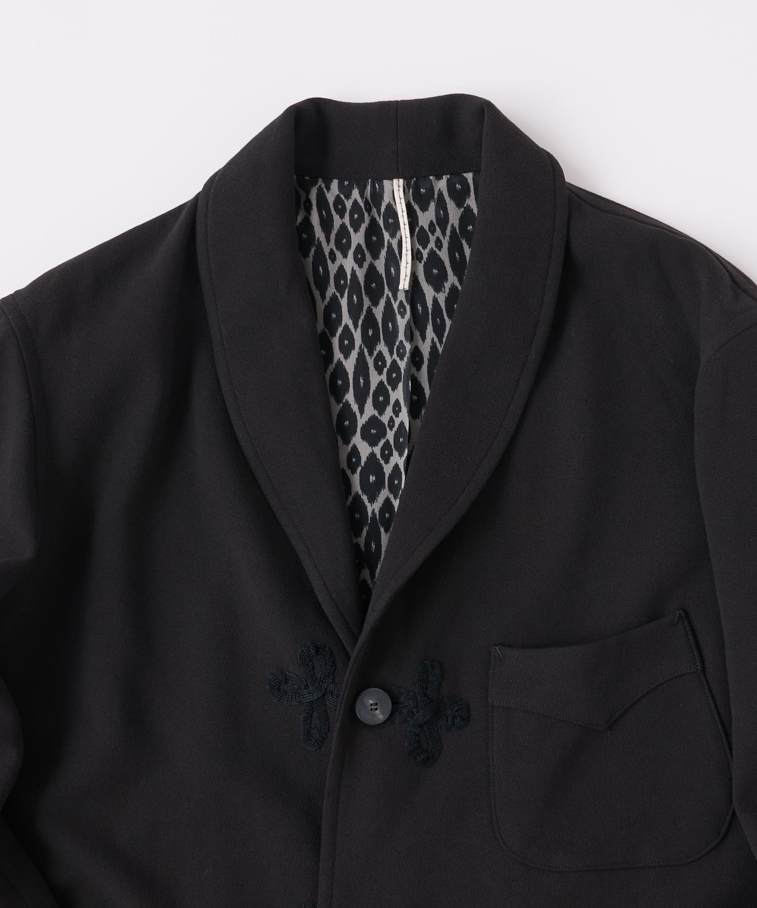 black smoking jacket