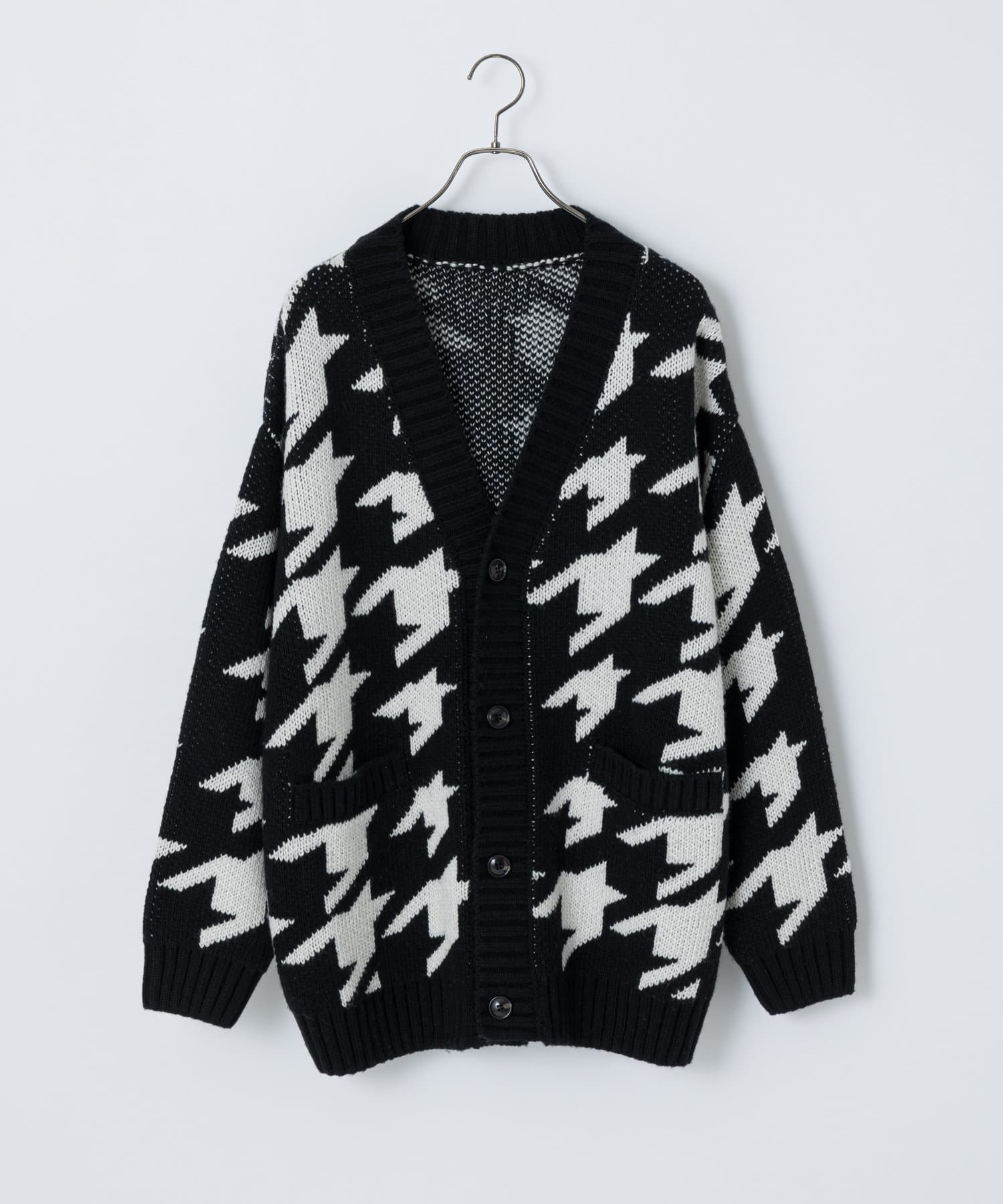 ハウンドトゥース柄ルーズカーディガン Ciaopanic チャオパニック メンズ Pal Closet パルクローゼット パルグループ公式ファッション通販サイト