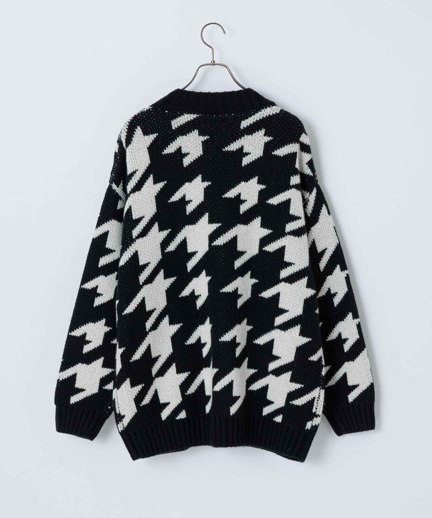 ハウンドトゥース柄ルーズカーディガン Ciaopanic チャオパニック メンズ Pal Closet パルクローゼット パルグループ公式ファッション通販サイト