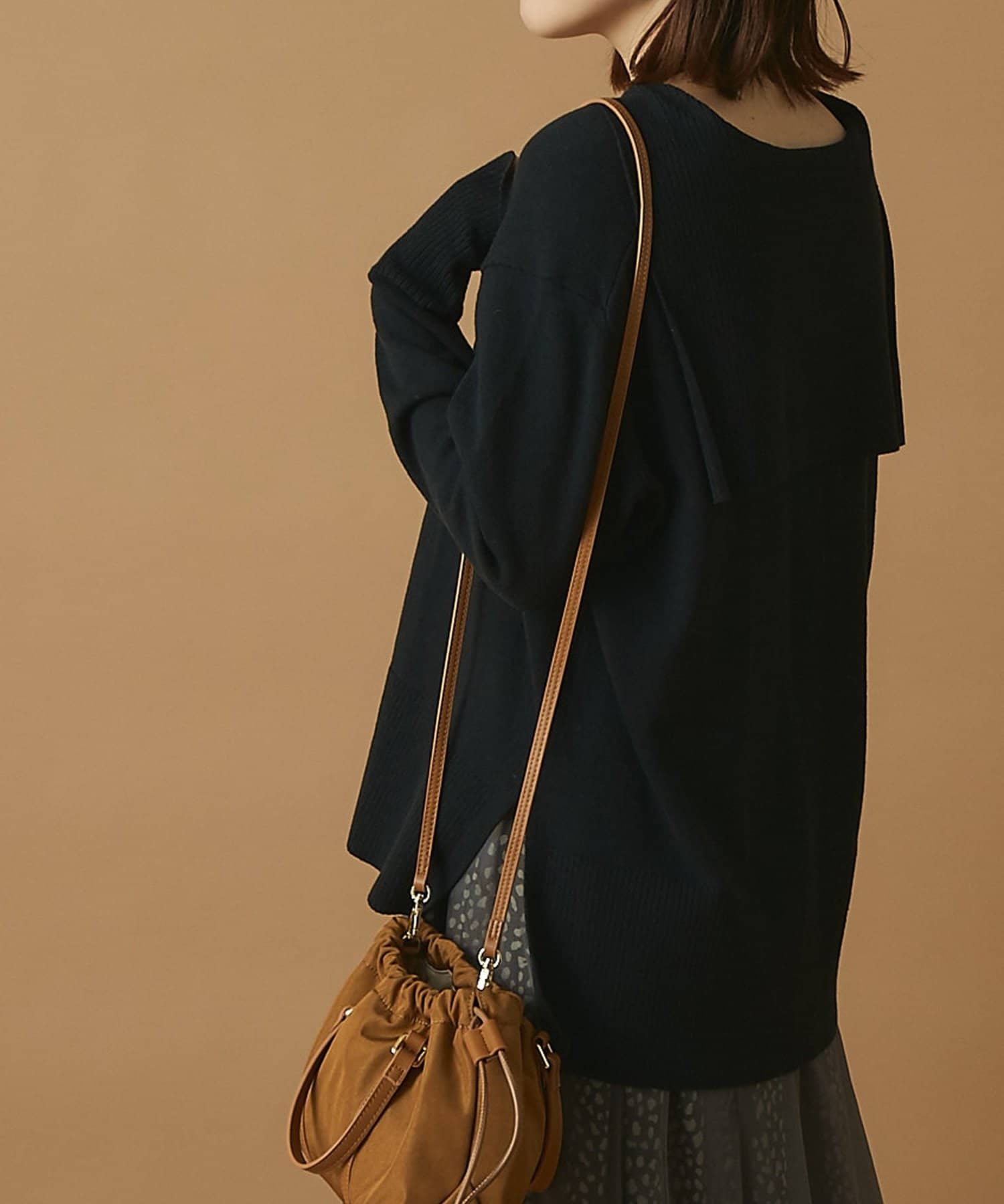 un dix cors(アンディコール) 【遊び心あるデザイン】セーラーカラーニット