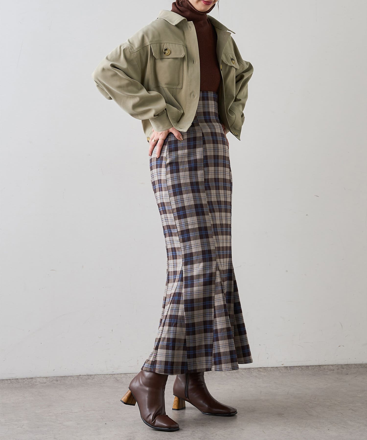 natural couture(ナチュラルクチュール) コンパクトショートブルゾン