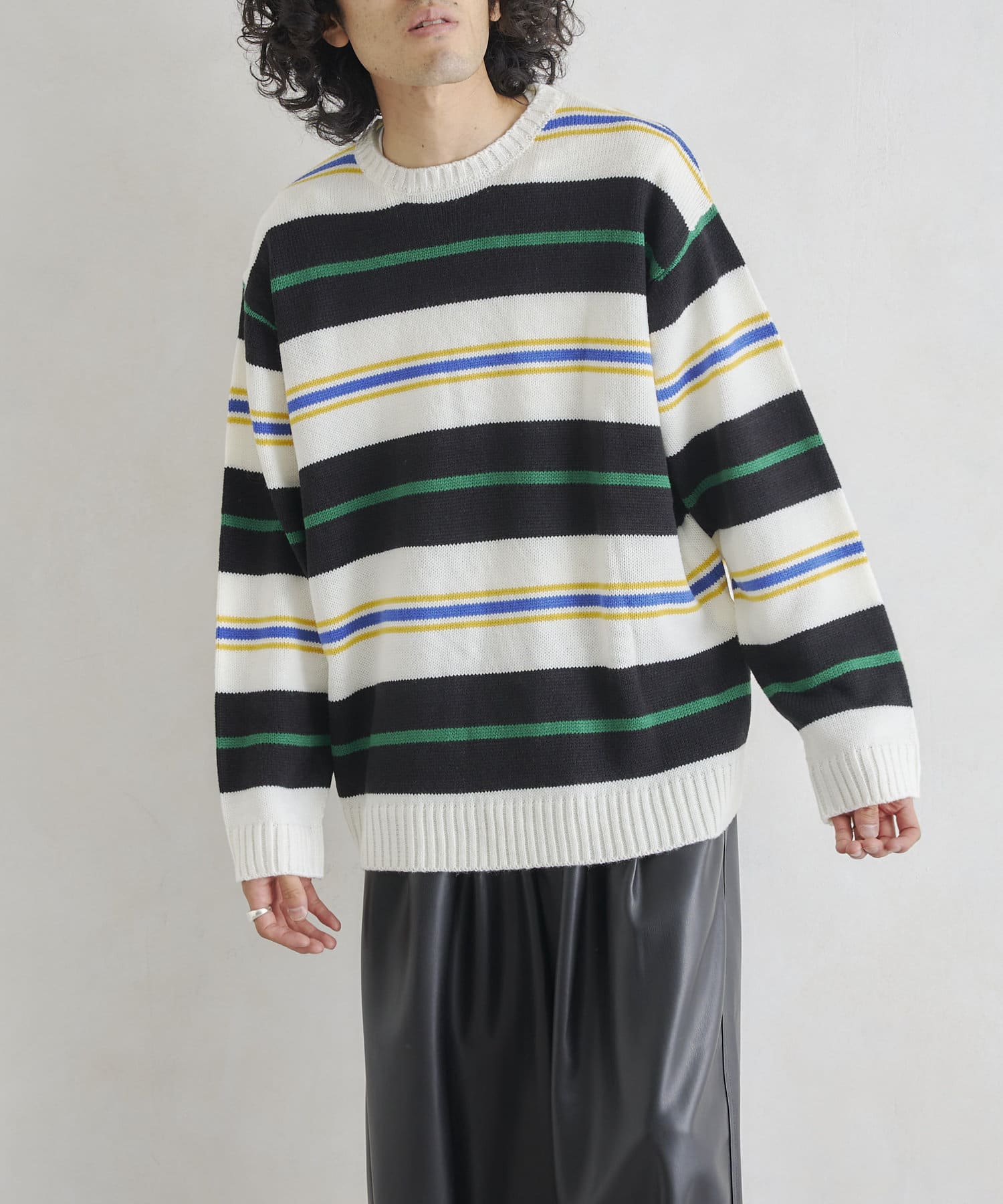 マルチボーダーニット | CPCM(シーピーシーエム)メンズ | PAL CLOSET(パルクローゼット) - パルグループ公式ファッション通販サイト