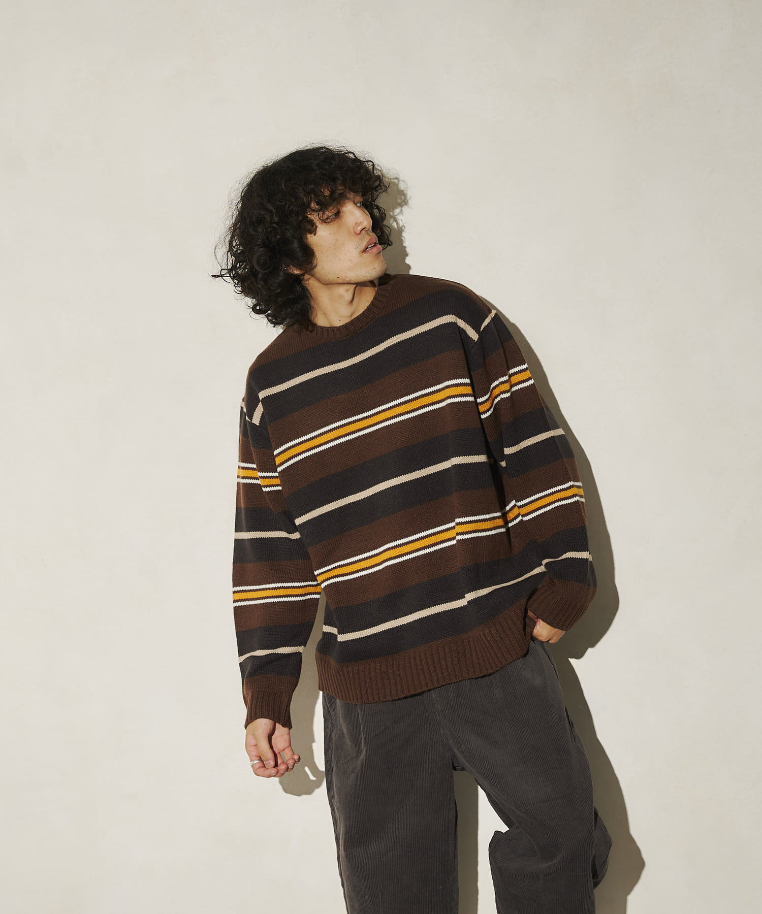 マルチボーダーニット Cpcm シーピーシーエム メンズ Pal Closet パルクローゼット パルグループ公式ファッション通販サイト