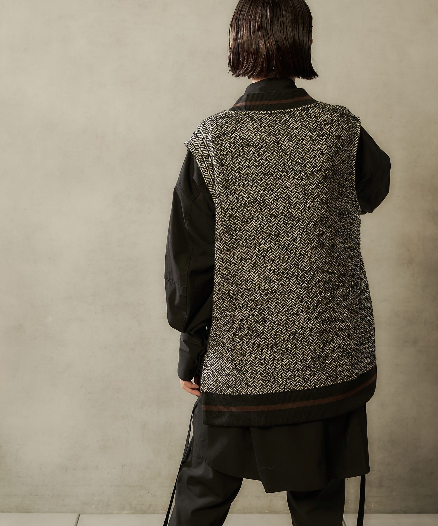 カタログ掲載商品 Sum1 Style スミ スタイル リブポイントベスト Ear Papillonner イア パピヨネ レディース Pal Closet パルクローゼット パルグループ公式ファッション通販サイト