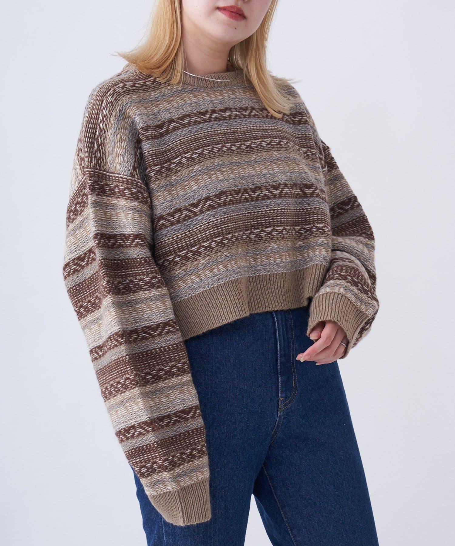 フェアアイル柄ショートニット Web限定商品 Ciaopanic チャオパニック レディース Pal Closet パルクローゼット パルグループ公式ファッション通販サイト フェアアイル柄ショートニット Web限定商品 Ciaopanic チャオパニック レディース Pal Closet パルクローゼット パルグループ公式ファッション通販サイト