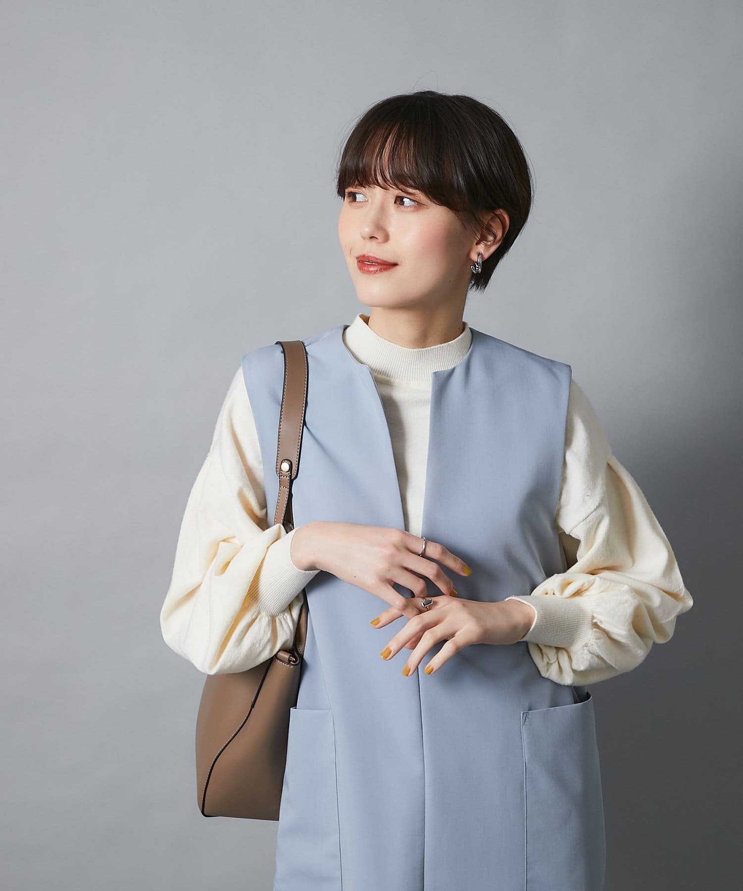 un dix cors(アンディコール) ここでしか手に入らない！【WEB限定】ハイネックニットプルオーバー