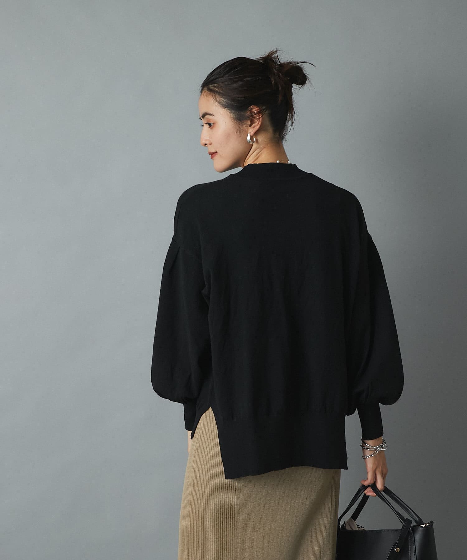 un dix cors(アンディコール) ここでしか手に入らない！【WEB限定】ハイネックニットプルオーバー