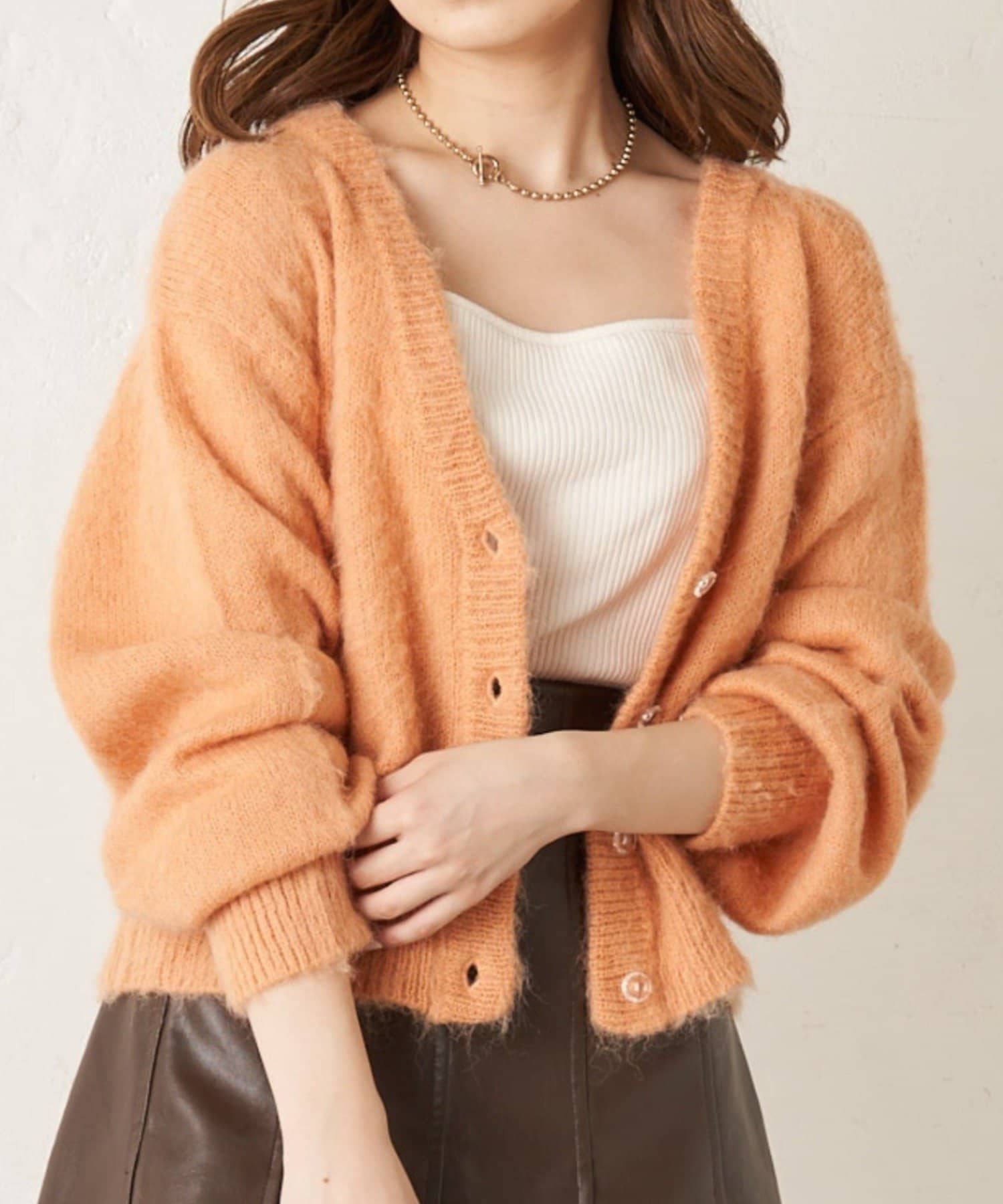 ショート丈モヘアニットカーディガン Chico チコ レディース Pal Closet パルクローゼット パルグループ公式ファッション通販サイト