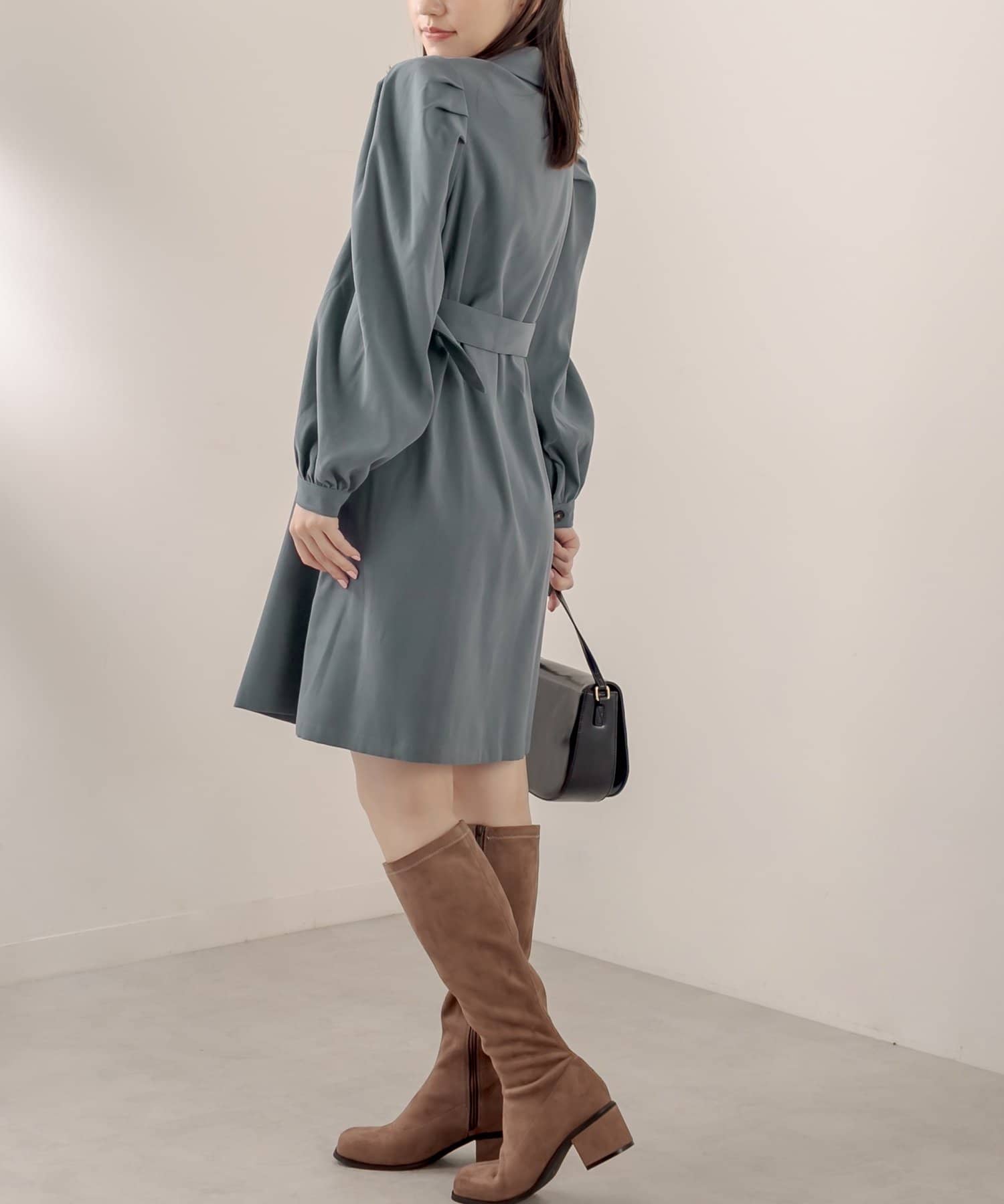 ベルト付aラインコートワンピース Olive Des Olive オリーブ デ オリーブ レディース Pal Closet パルクローゼット パルグループ公式ファッション通販サイト