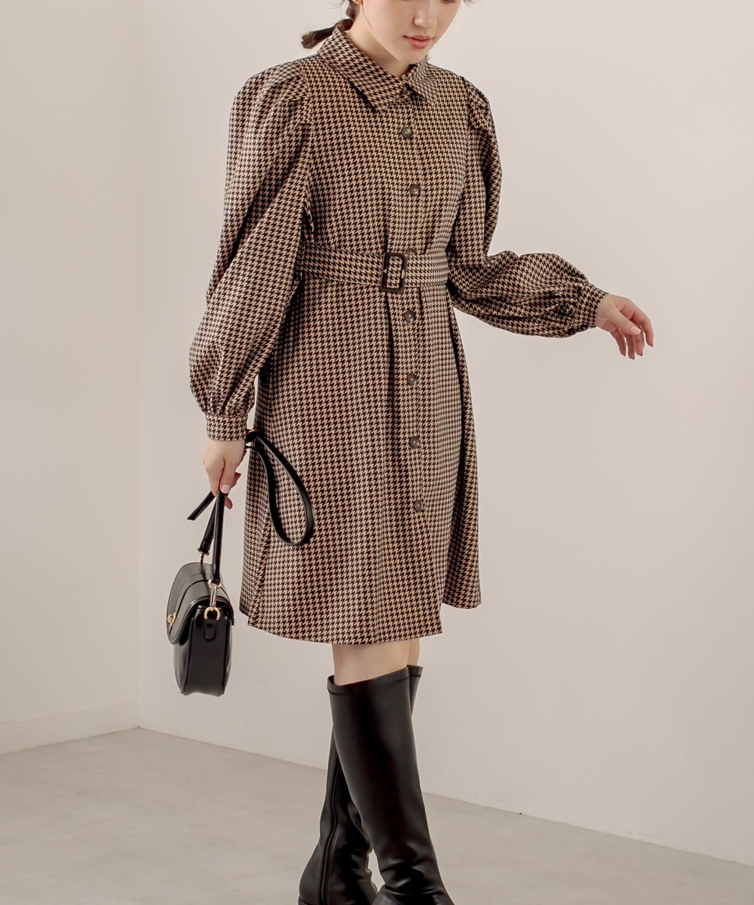 ベルト付aラインコートワンピース Olive Des Olive オリーブ デ オリーブ レディース Pal Closet パルクローゼット パルグループ公式ファッション通販サイト