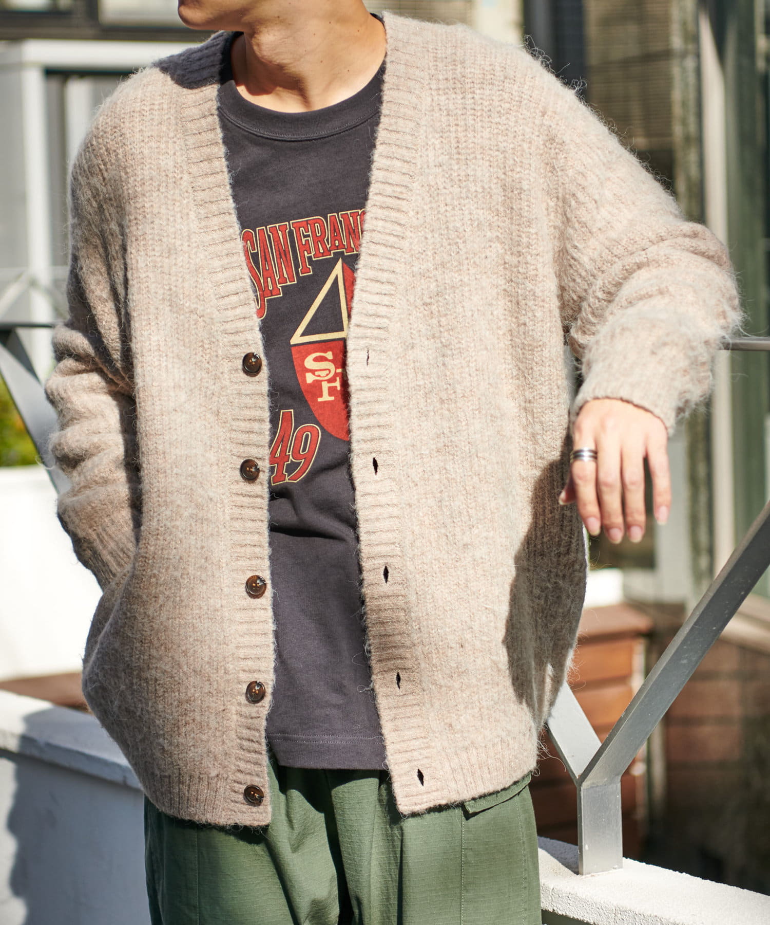 新色追加 起毛ビッグカーディガン Discoat ディスコート メンズ Pal Closet パルクローゼット パルグループ公式ファッション通販サイト