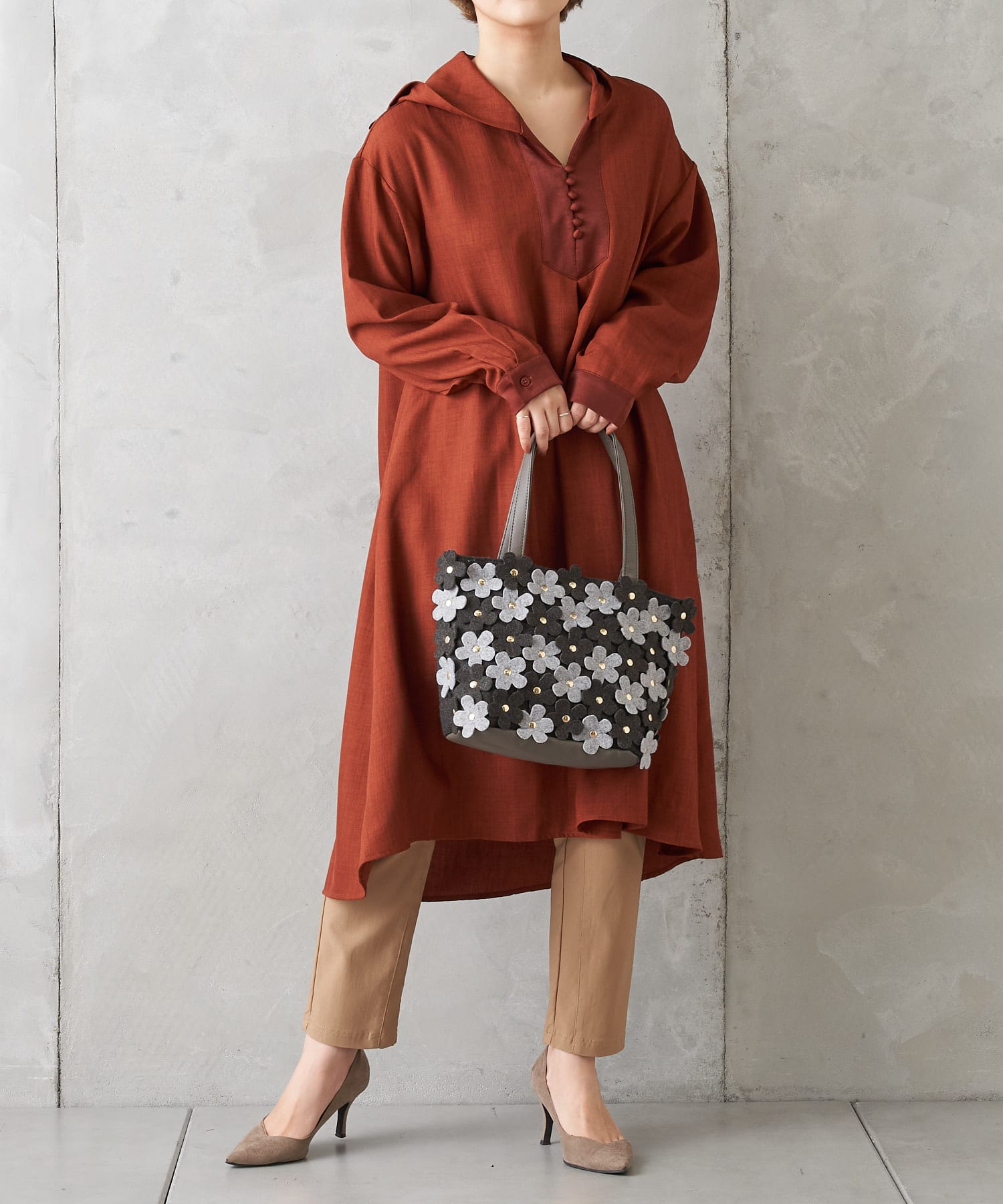 期間限定送料無料 パラスパレス 美品フード付きワンピース おしゃれ人気