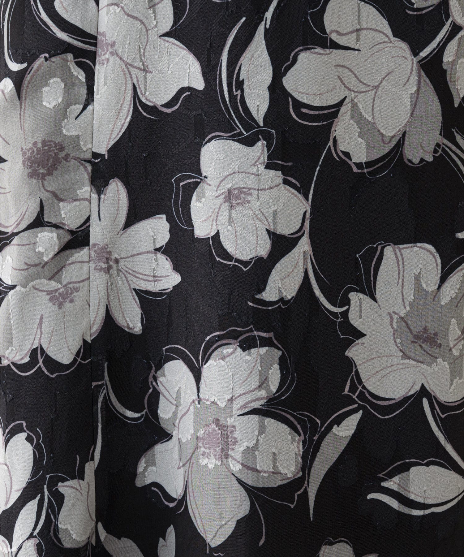 natural couture(ナチュラルクチュール) オリエンタル花柄ジャガードスカート
