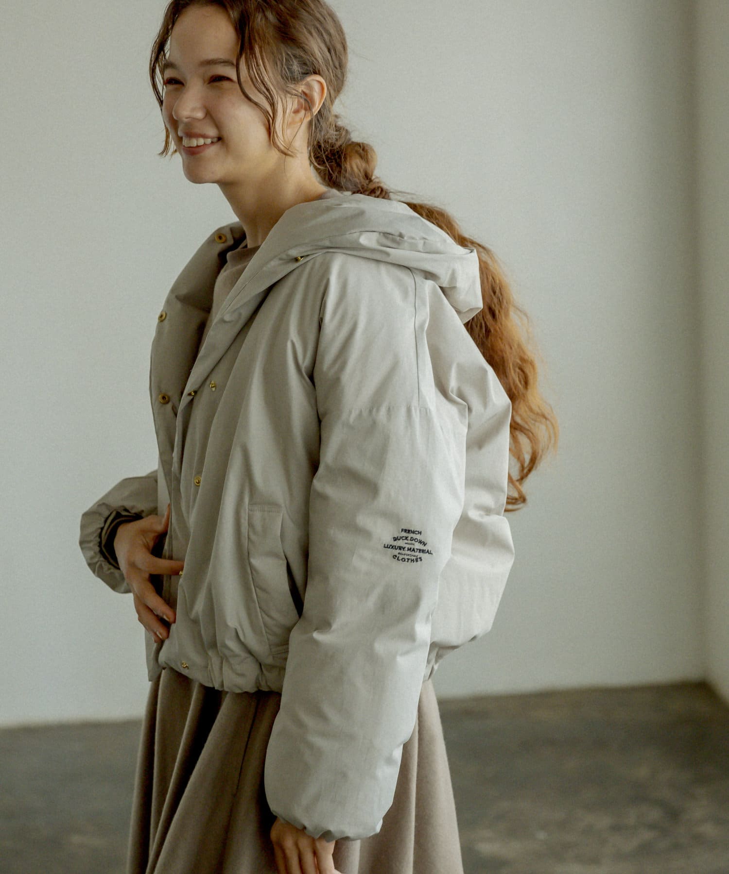 フレンチダックダウンフードジャケット Pual Ce Cin ピュアルセシン レディース Pal Closet パルクローゼット パルグループ公式ファッション通販サイト