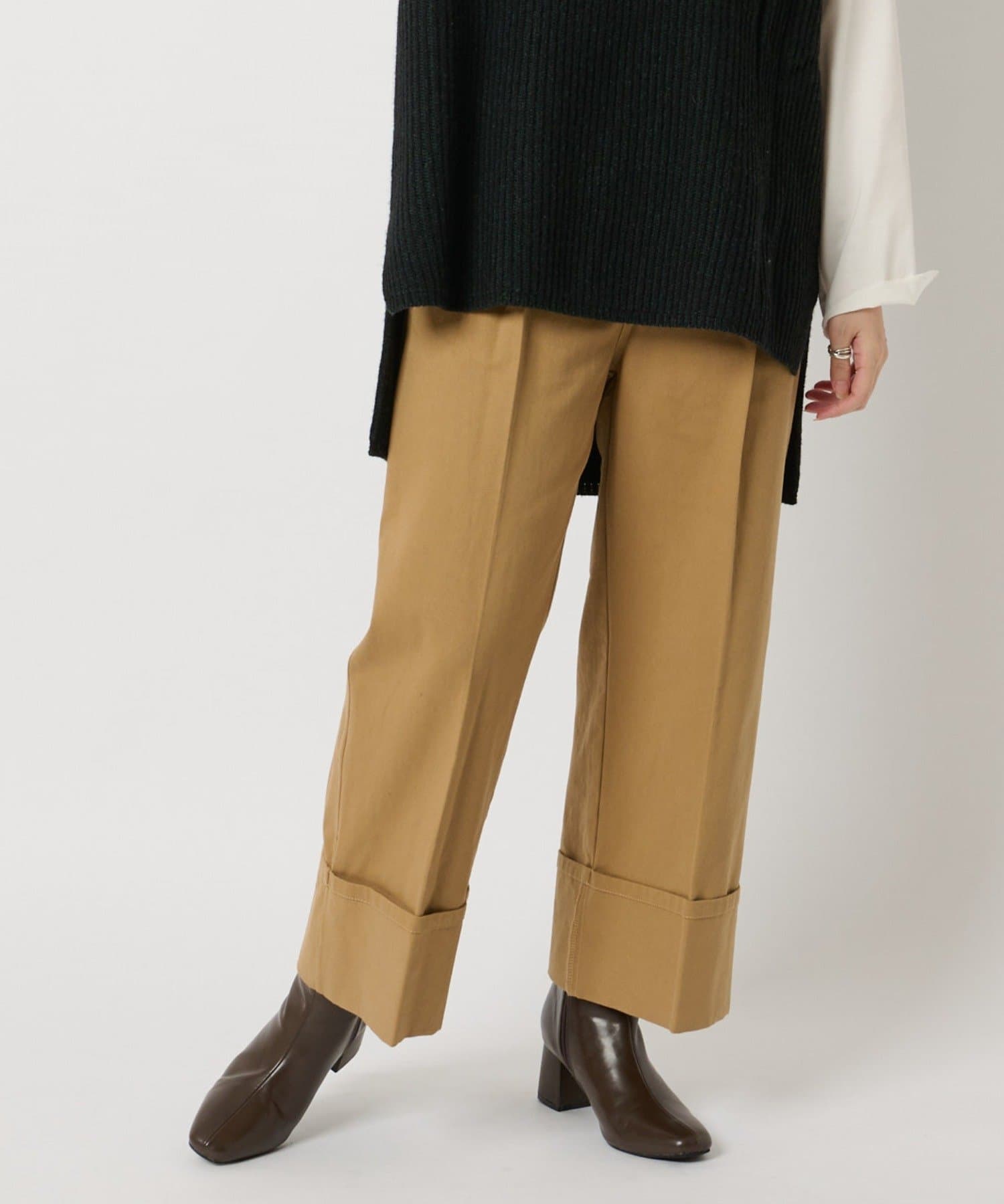 ラップバックワイドパンツ Ciaopanic チャオパニック レディース Pal Closet パルクローゼット パルグループ公式ファッション通販サイト