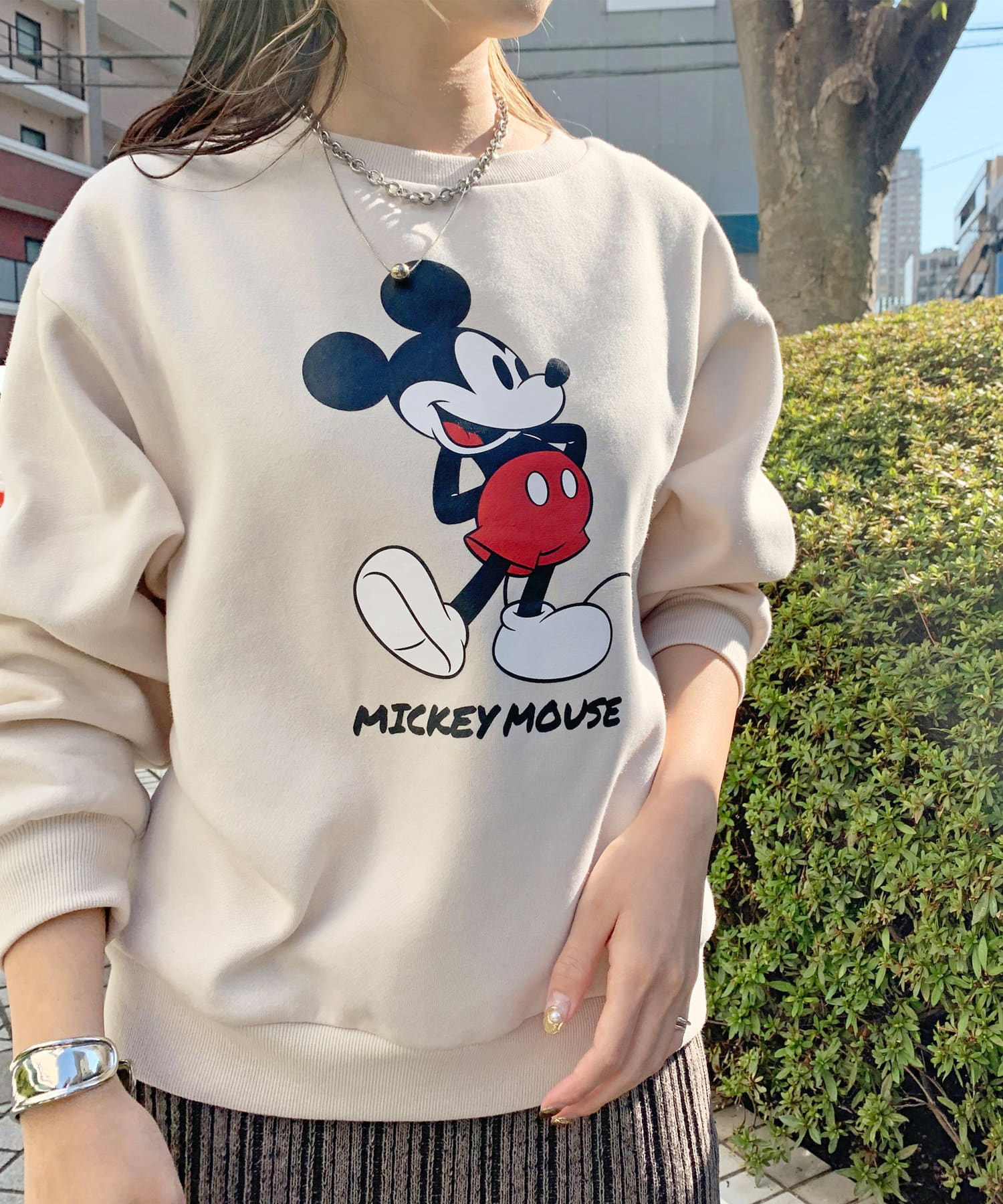 【ディズニー】ミッキーマウス スウェット【M-L】