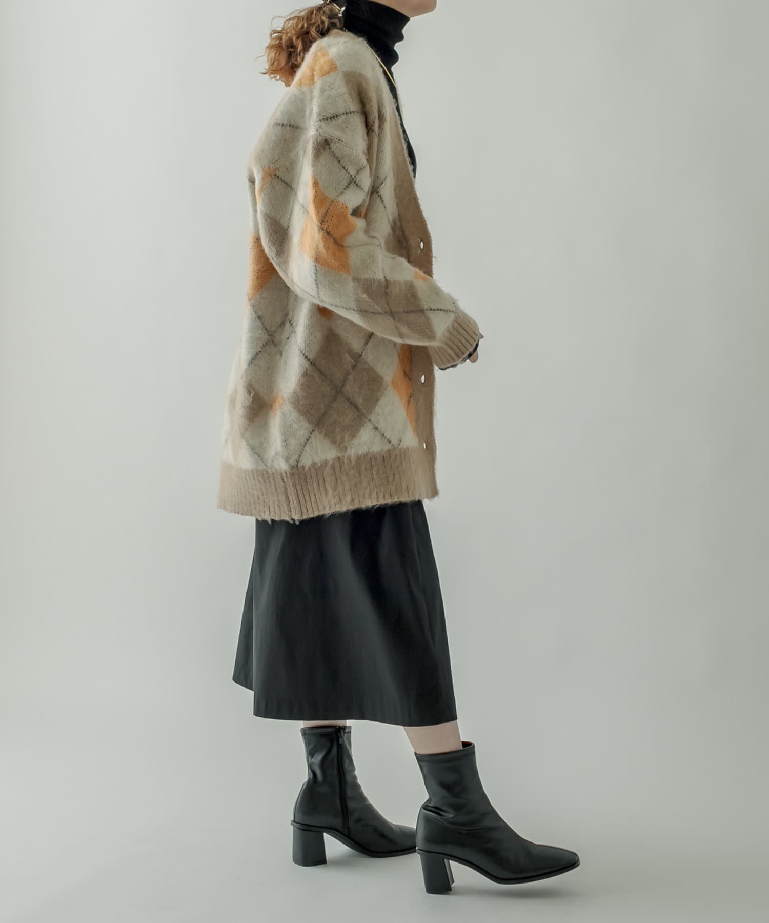 アーガイルニットカーディガン Mystic ミスティック レディース Pal Closet パルクローゼット パルグループ公式ファッション通販サイト