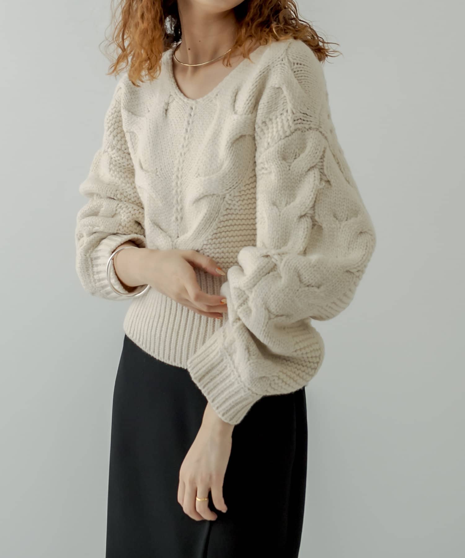 ローゲージケーブルニット Mystic ミスティック レディース Pal Closet パルクローゼット パルグループ公式ファッション通販サイト