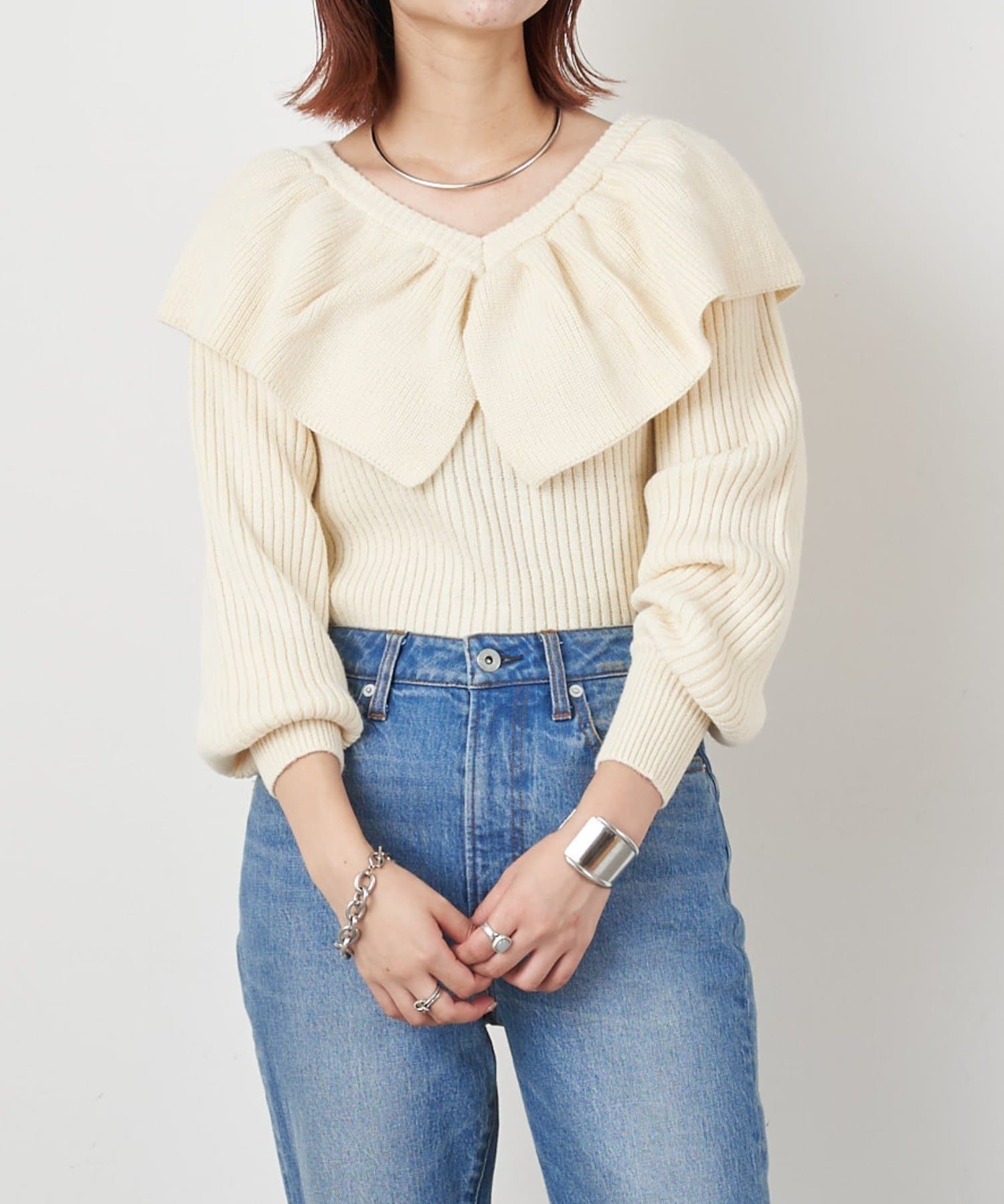 フリルカラーニット Ciaopanic Typy チャオパニックティピー レディース Pal Closet パルクローゼット パルグループ公式ファッション通販サイト