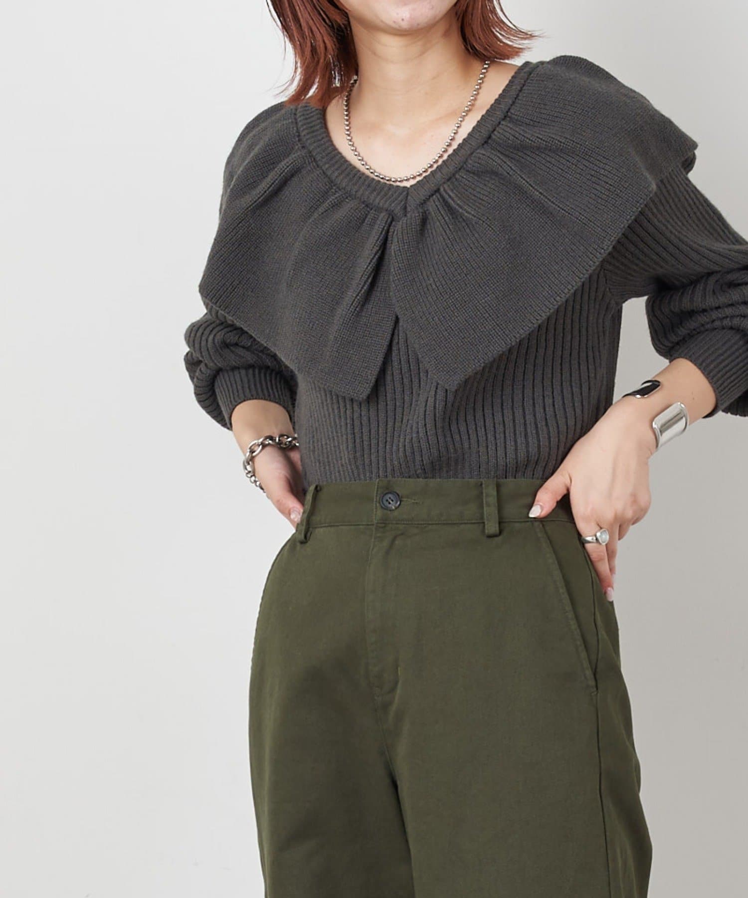 フリルカラーニット Ciaopanic Typy チャオパニックティピー レディース Pal Closet パルクローゼット パルグループ公式ファッション通販サイト