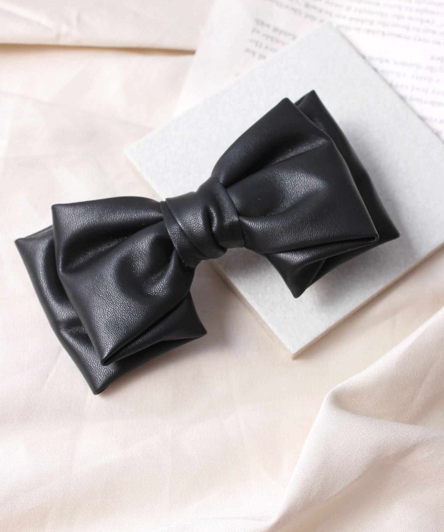 レザーリボンバレッタ Lattice ラティス レディース Pal Closet パルクローゼット パルグループ公式ファッション通販サイト