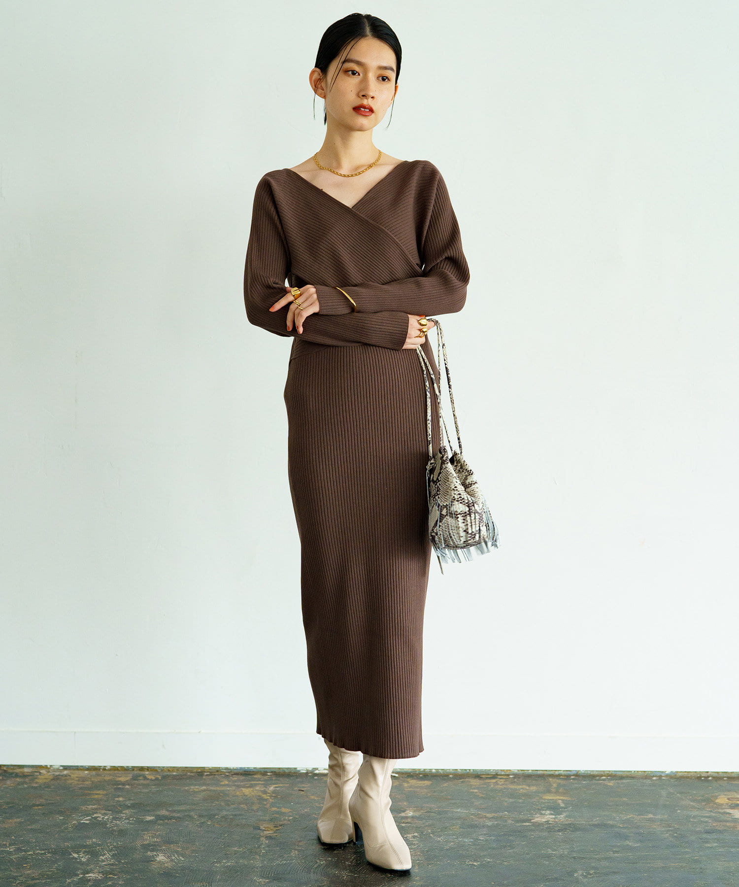 アシメリブワンピース Loungedress ラウンジドレス レディース Pal Closet パルクローゼット パルグループ公式ファッション通販サイト