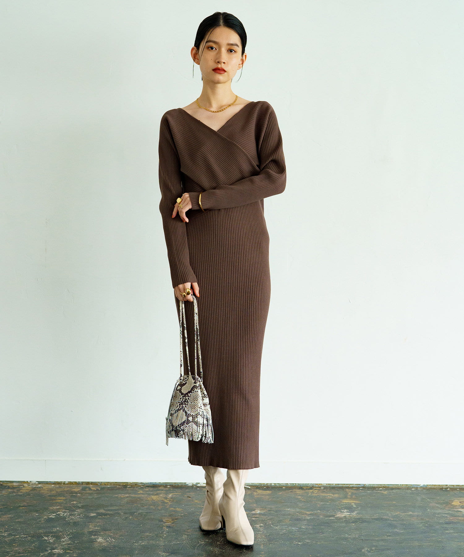 アシメリブワンピース Loungedress ラウンジドレス レディース Pal Closet パルクローゼット パルグループ公式ファッション通販サイト