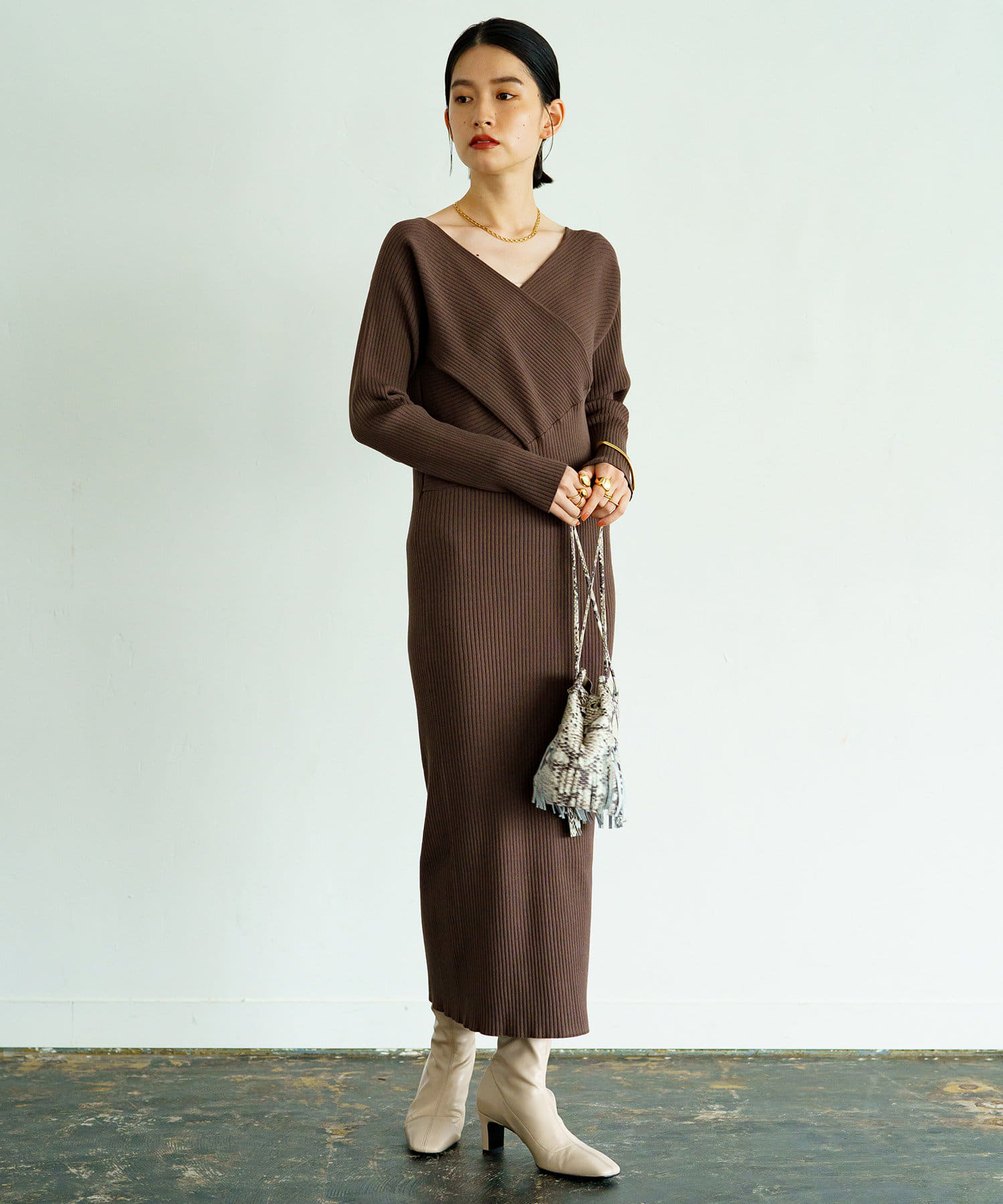 アシメリブワンピース Loungedress ラウンジドレス レディース Pal Closet パルクローゼット パルグループ公式ファッション通販サイト