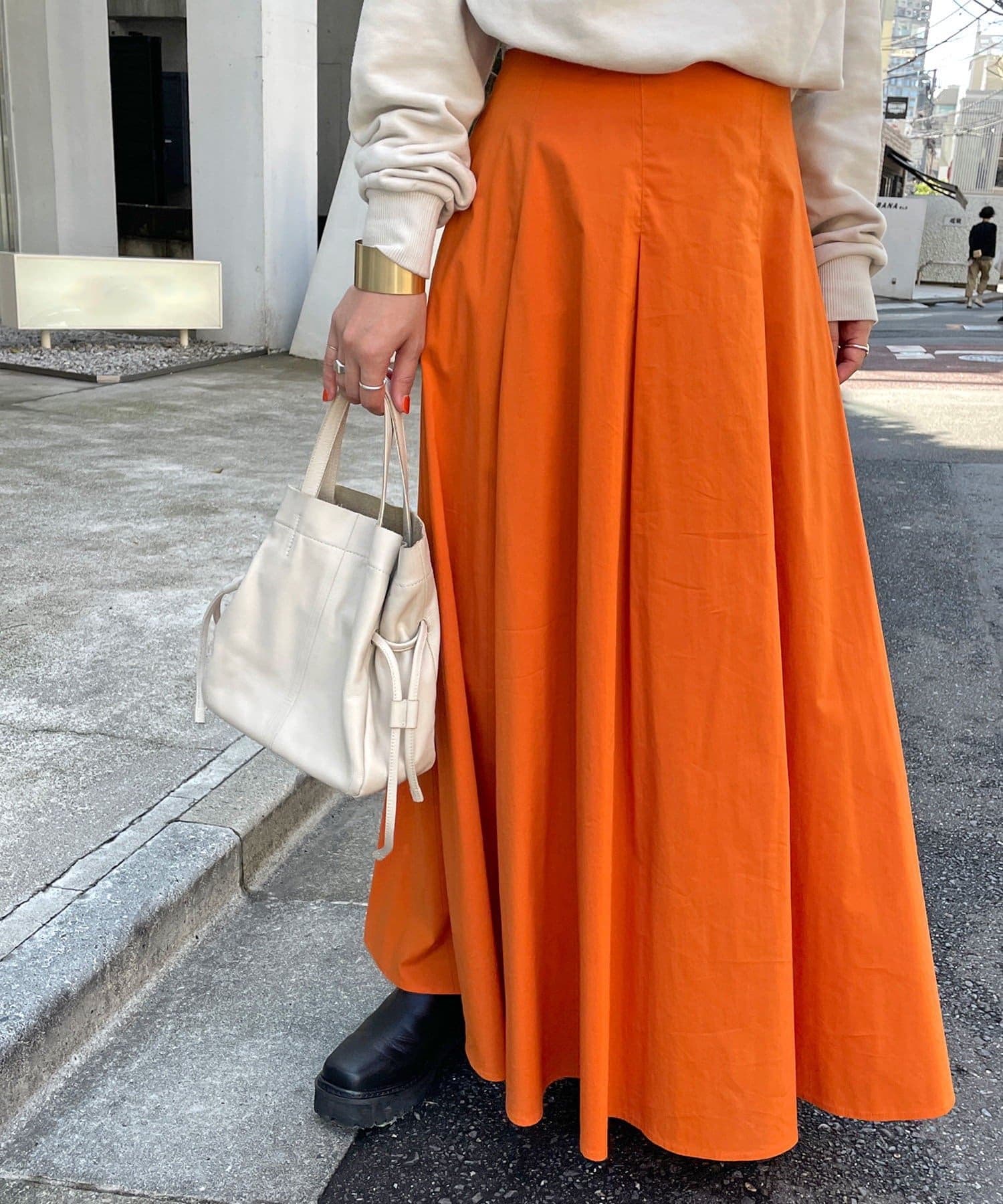 Omekashi(オメカシ) タックボリュームスカート
