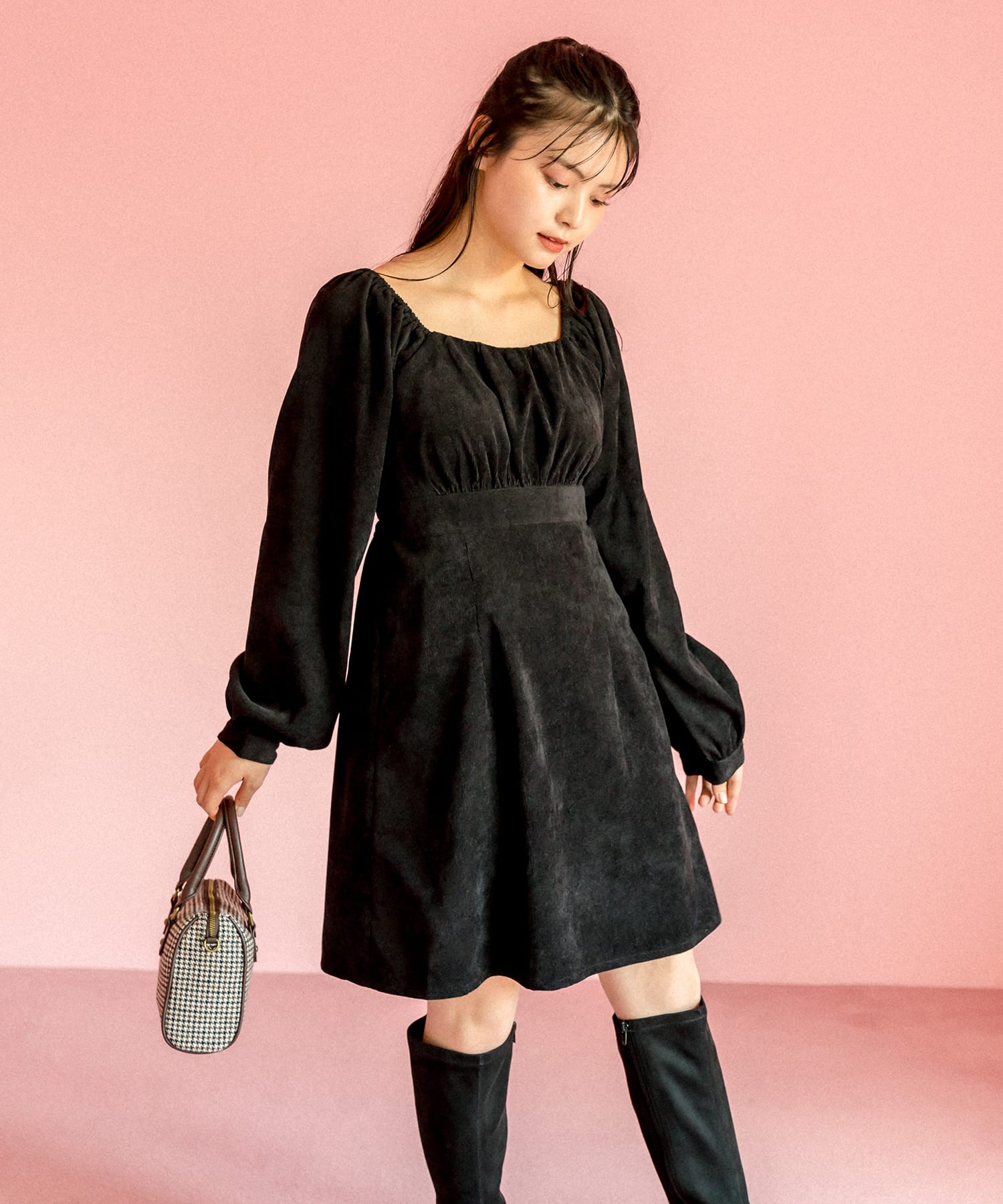 胸ギャザーミニワンピース Olive Des Olive オリーブ デ オリーブ レディース Pal Closet パルクローゼット パルグループ公式ファッション通販サイト