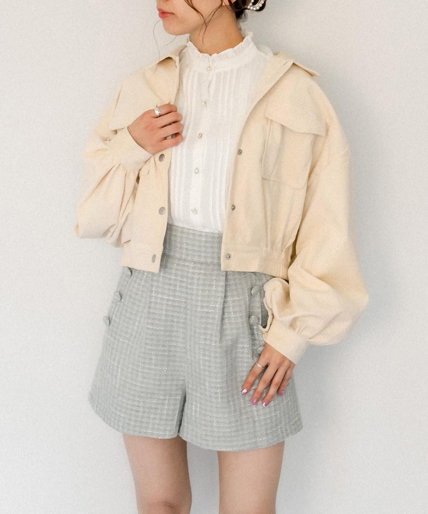 やわらかコーデュロイブルゾン Olive Des Olive オリーブ デ オリーブ レディース Pal Closet パルクローゼット パルグループ公式ファッション通販サイト