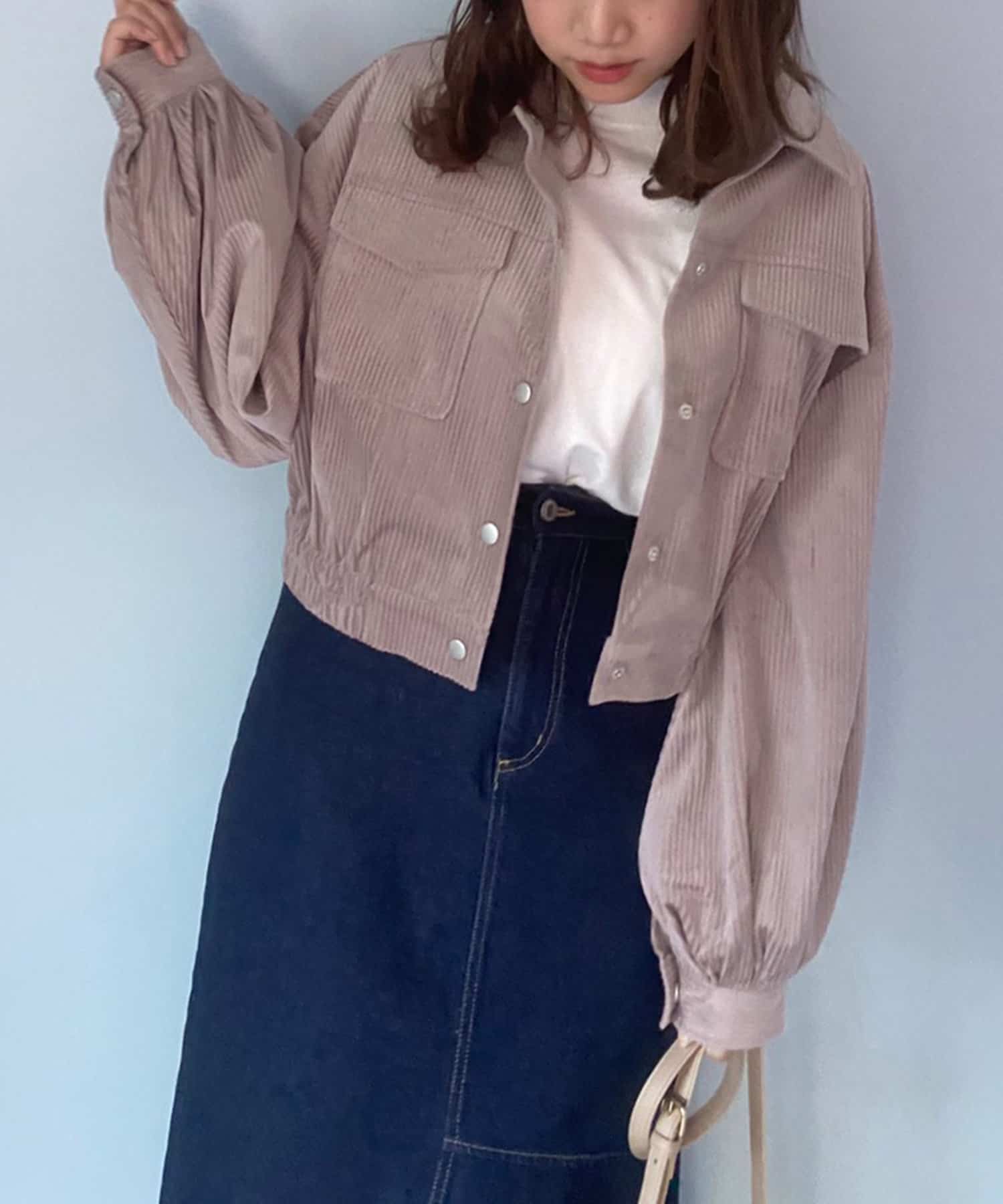 やわらかコーデュロイブルゾン Olive Des Olive オリーブ デ オリーブ レディース Pal Closet パルクローゼット パルグループ公式ファッション通販サイト