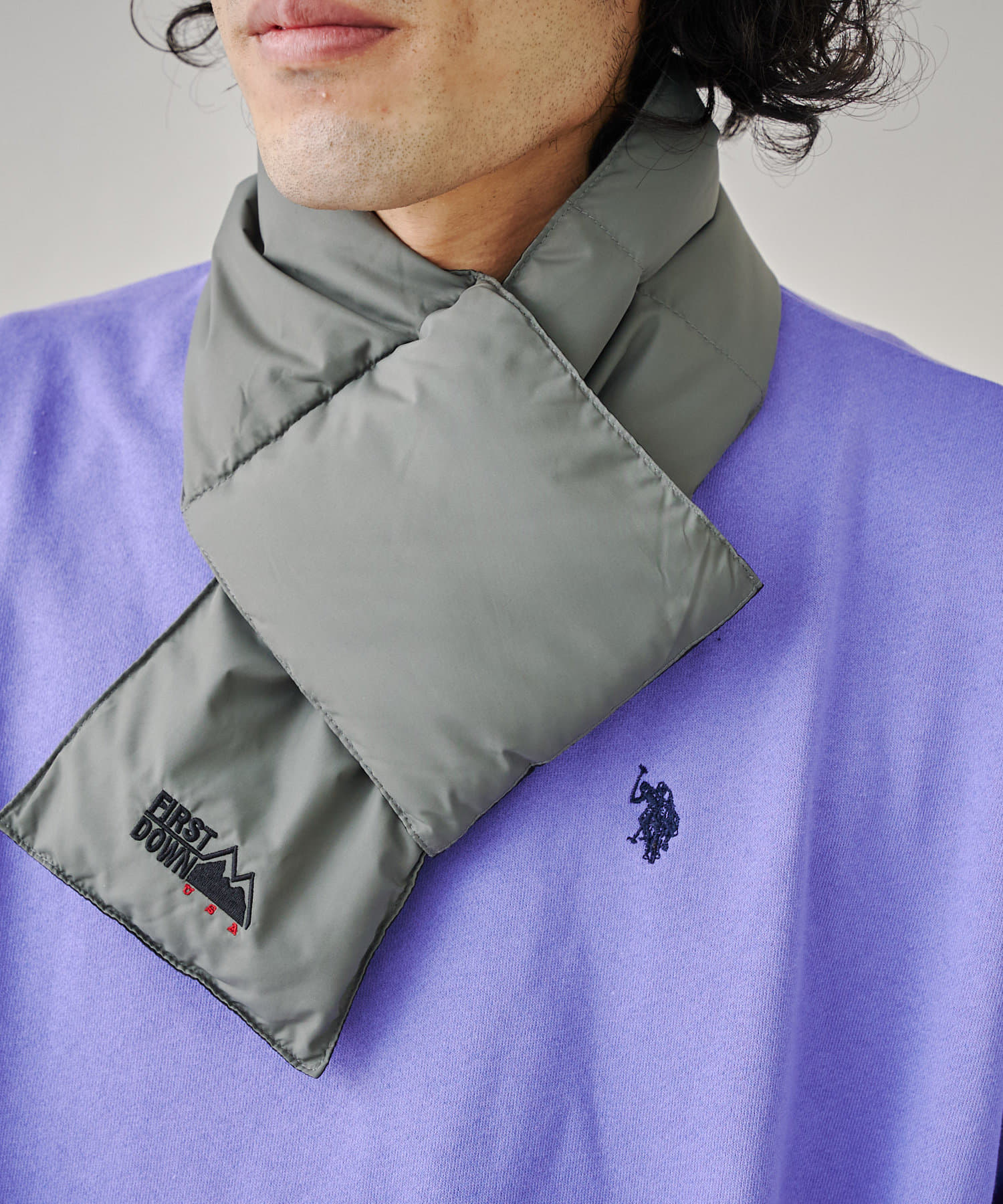 Firstdown ダウンマフラー Cpcm シーピーシーエム メンズ Pal Closet パルクローゼット パルグループ公式ファッション通販サイト