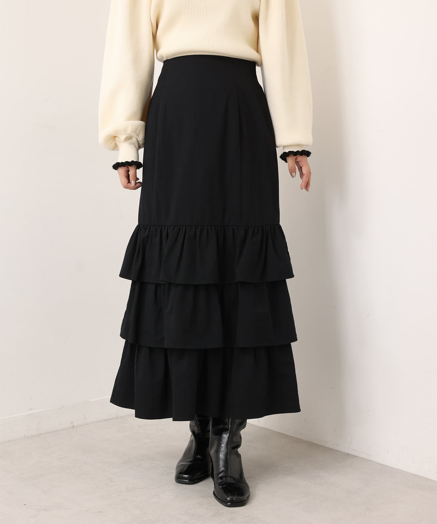 フリルロングスカート One After Another Nice Claup ワンアフターアナザー ナイスクラップ レディース Pal Closet パルクローゼット パルグループ公式ファッション通販サイト