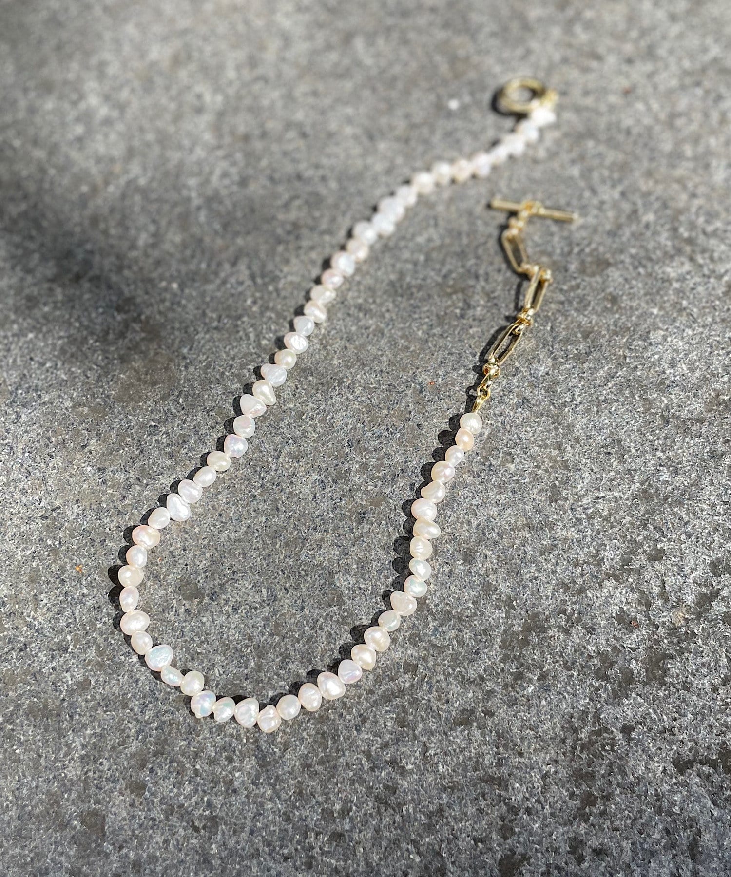 un dix cors(アンディコール) 【GOLDY（ゴールディ）】チェーン×淡水パールネックレス