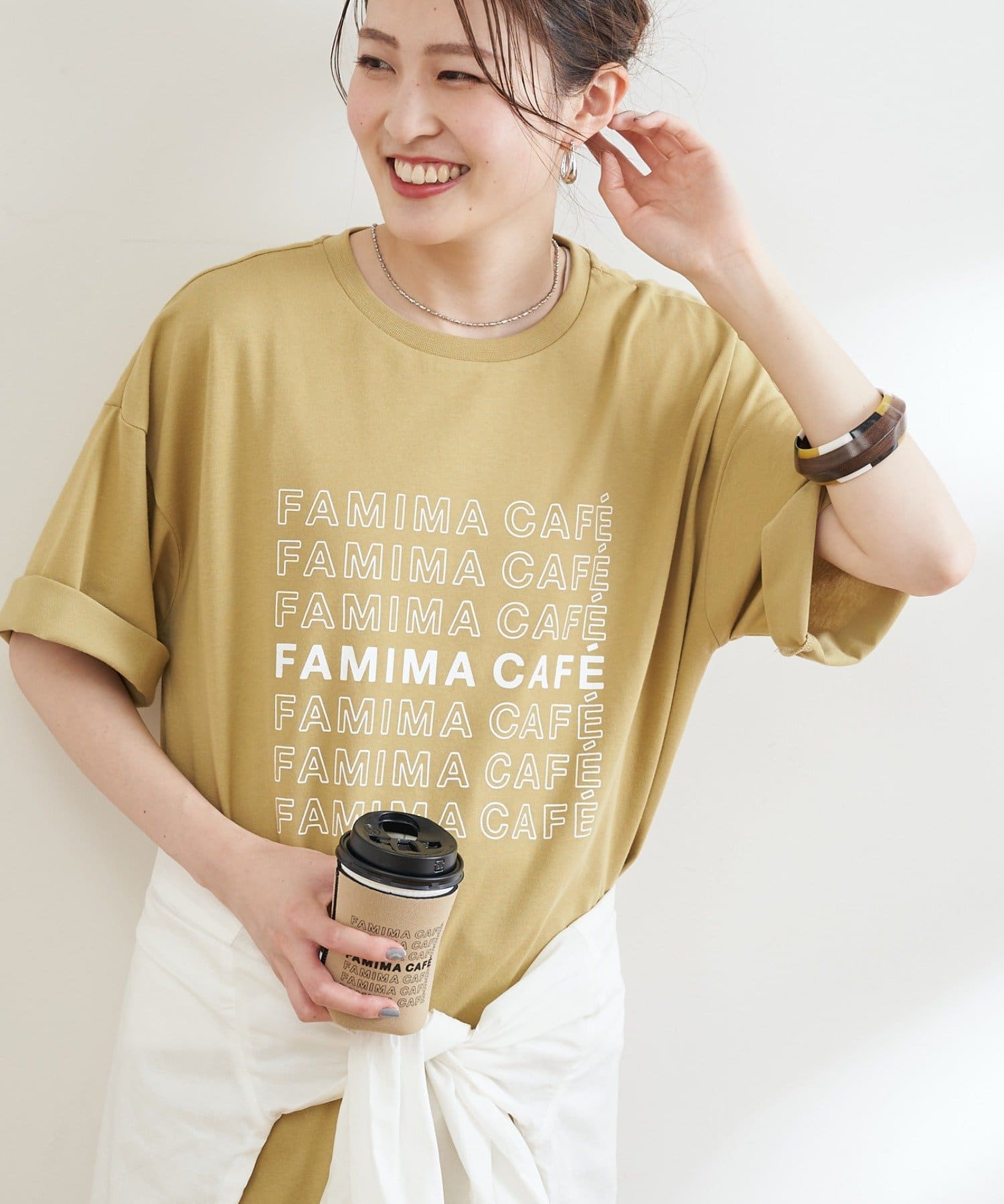 CIAOPANIC TYPY】【FAMIMA CAFE】ロゴプリントワンピース | OUTLET 