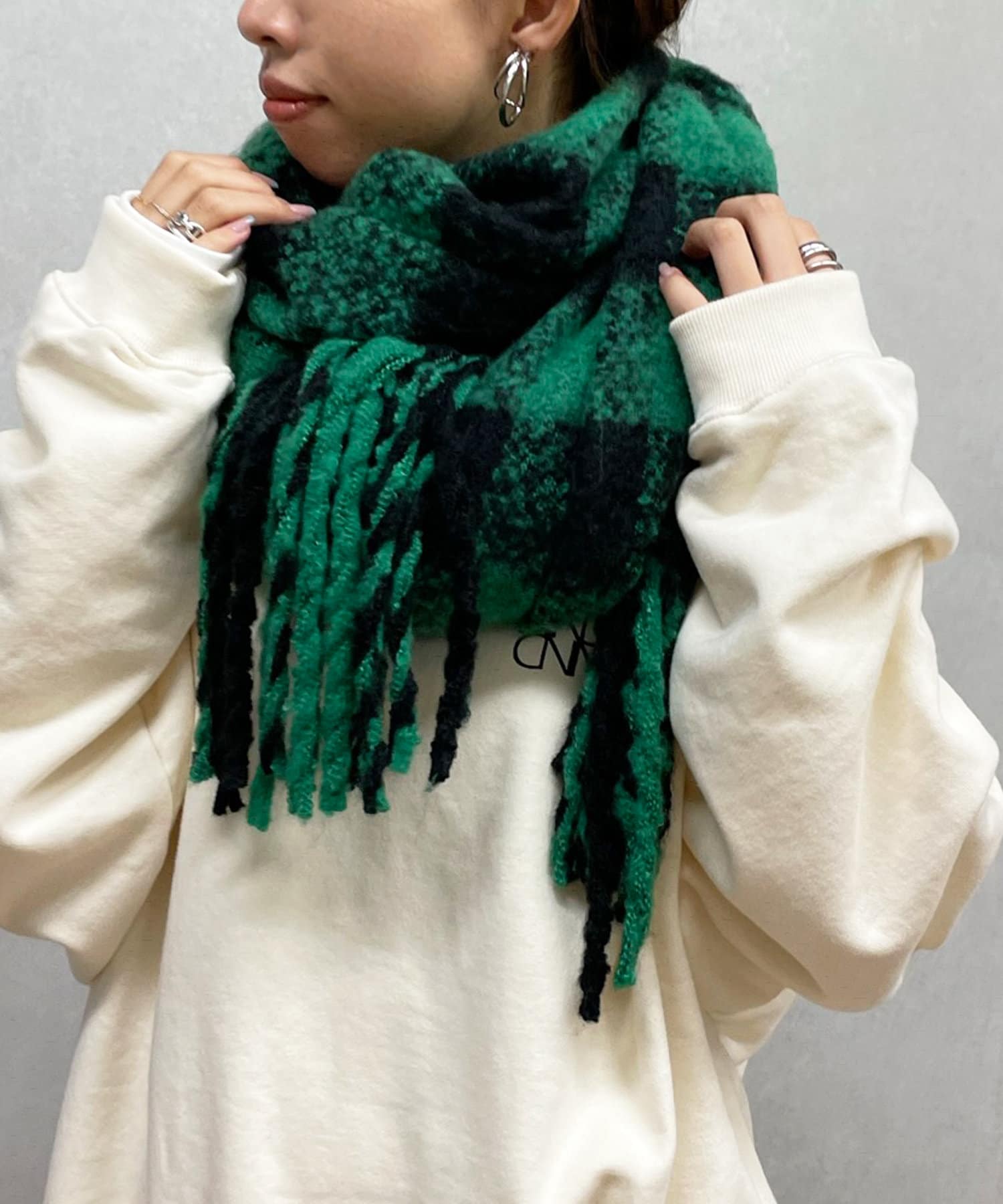 チェックストール Doudou ドゥドゥ レディース Pal Closet パルクローゼット パルグループ公式ファッション通販サイト