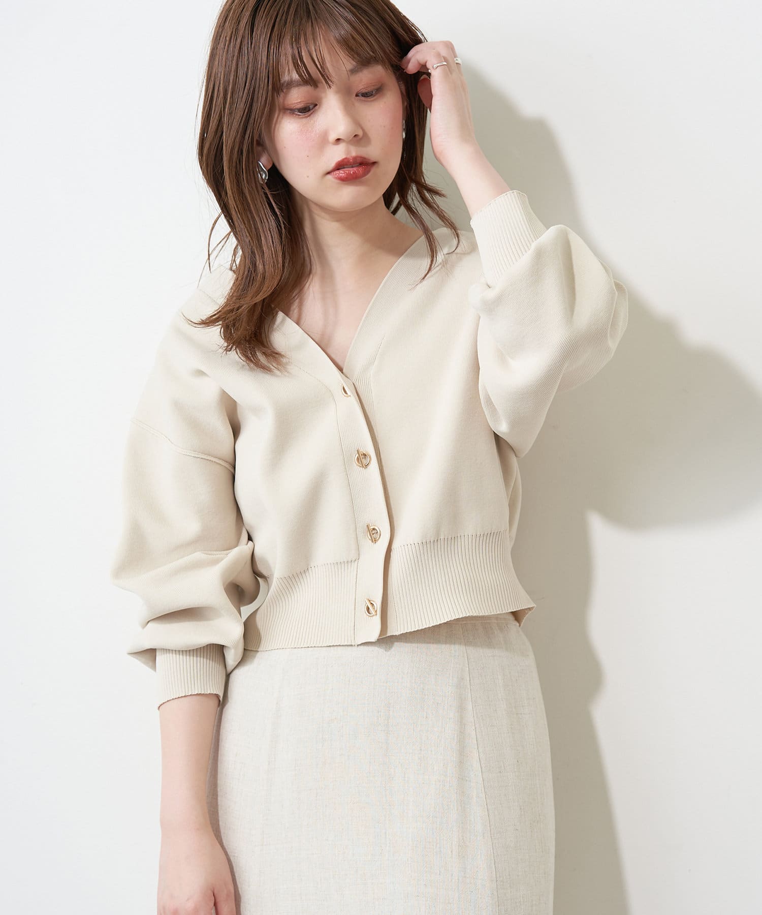 プチプラハトメバー釦おしゃれカーデ Natural Couture ナチュラルクチュール レディース Pal Closet パルクローゼット パルグループ公式ファッション通販サイト