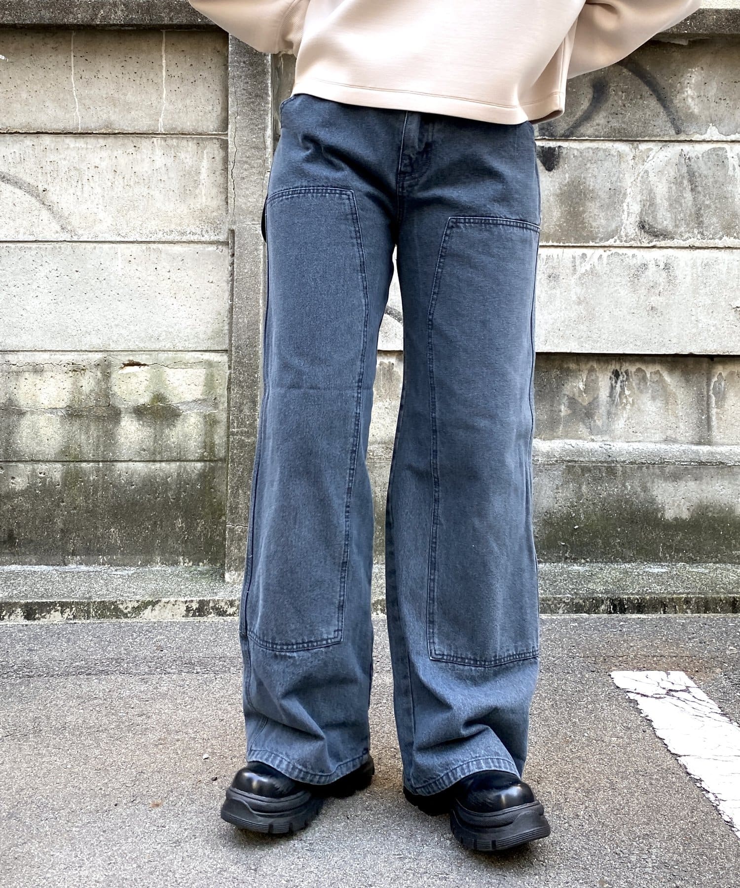 WEB限定】パッチワークデニムパンツ | CPCM(シーピーシーエム ...