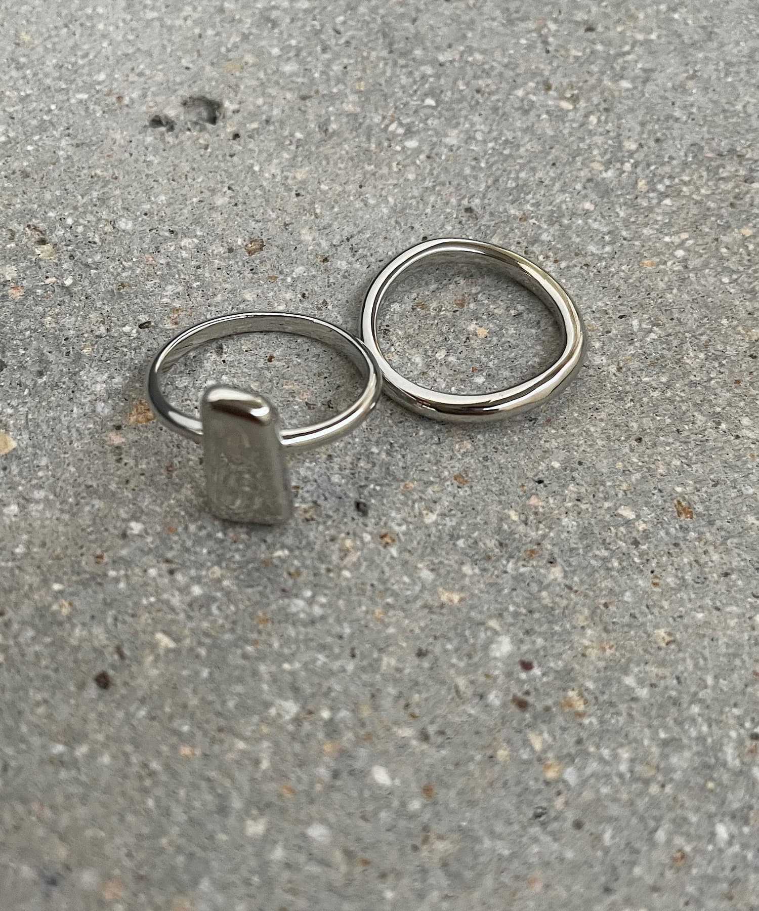 un dix cors(アンディコール) 【GOLDY(ゴールディ)】2SETプレートリング