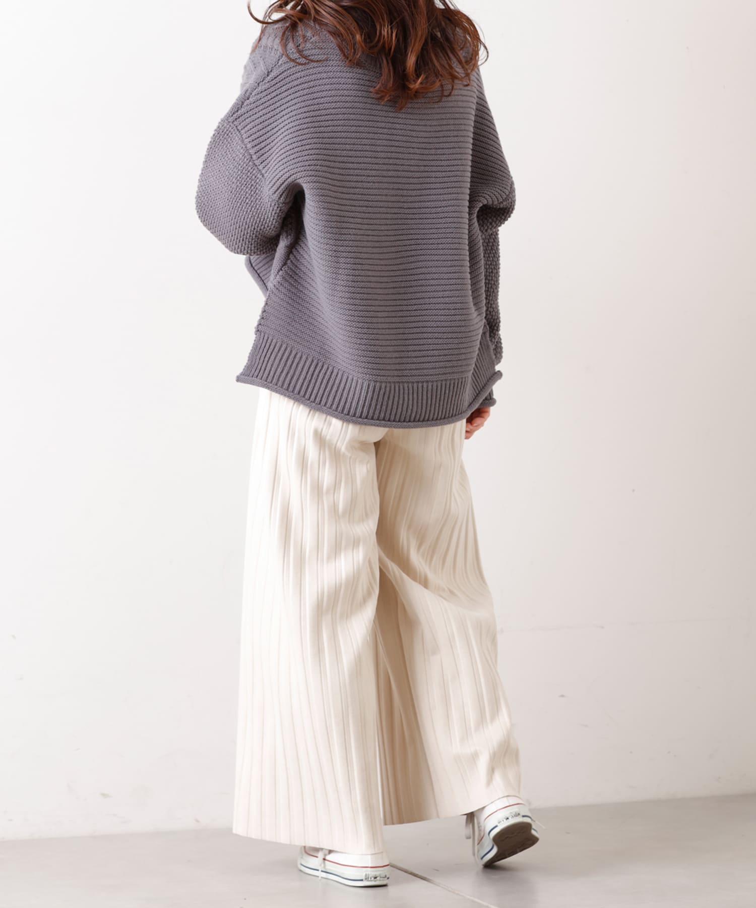 スエードプリーツパンツ | NICE CLAUP / OLIVE des OLIVE OUTLET(ナイ