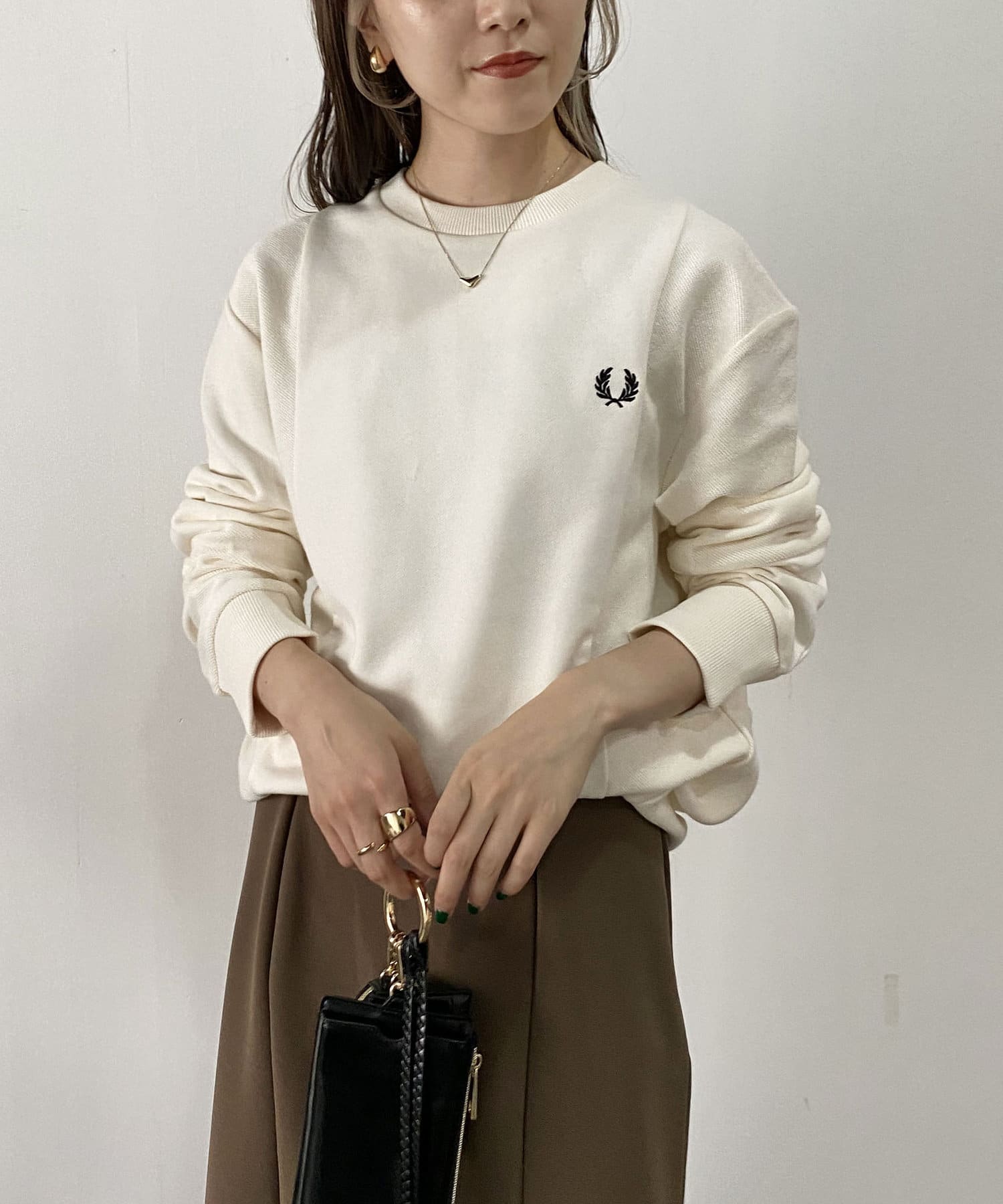 〈WEB限定〉【FRED PERRY/フレッドペリー】 ワンポイントプル